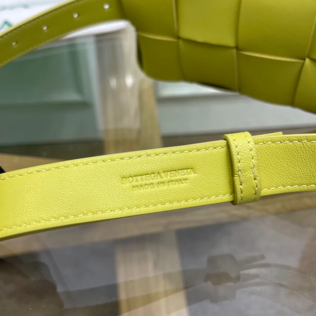 Поясная сумка BV из плетеной ткани, овечья кожа, 17-5-9-5-5 см