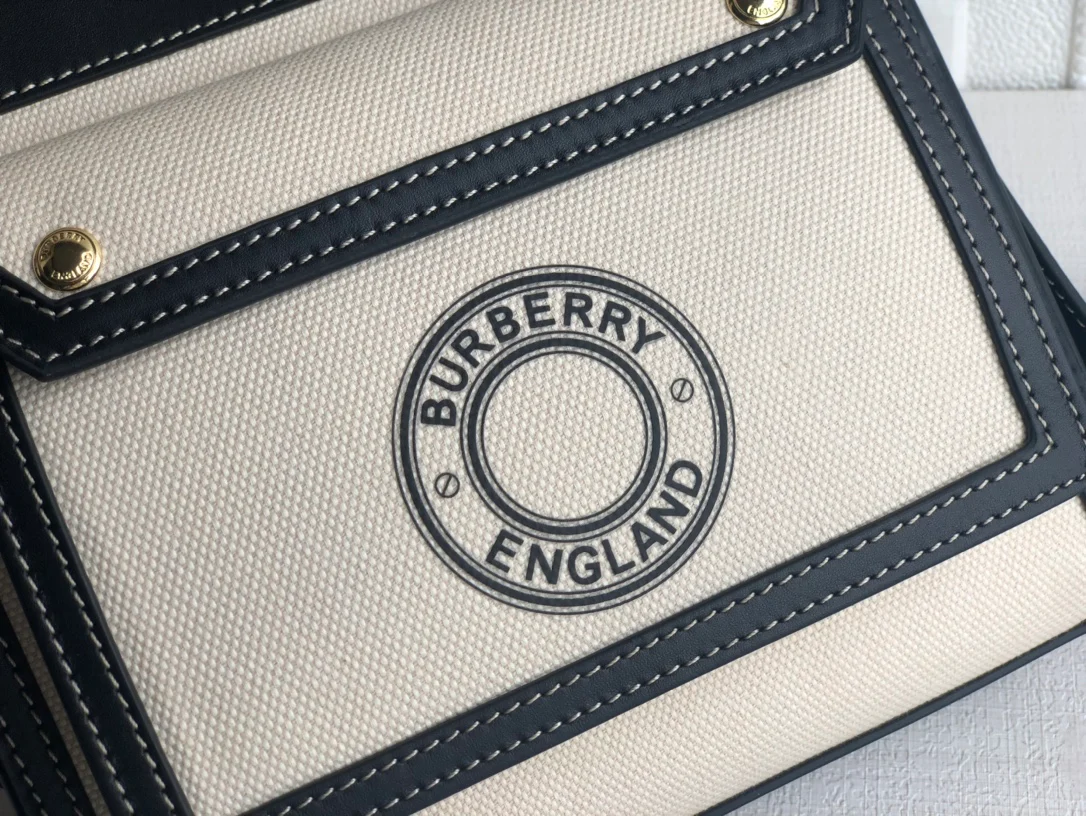 Холщовая сумка-тоут Burberry - черная