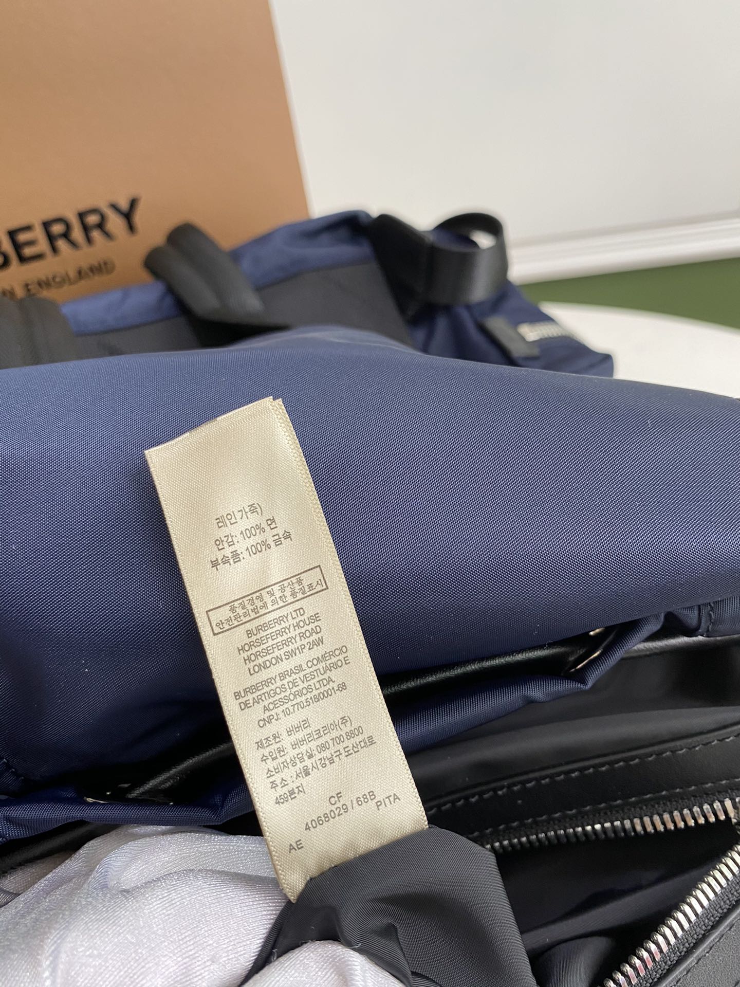 Burberry - Военная тематика - Рюкзак в стиле милитари - Темно-синий