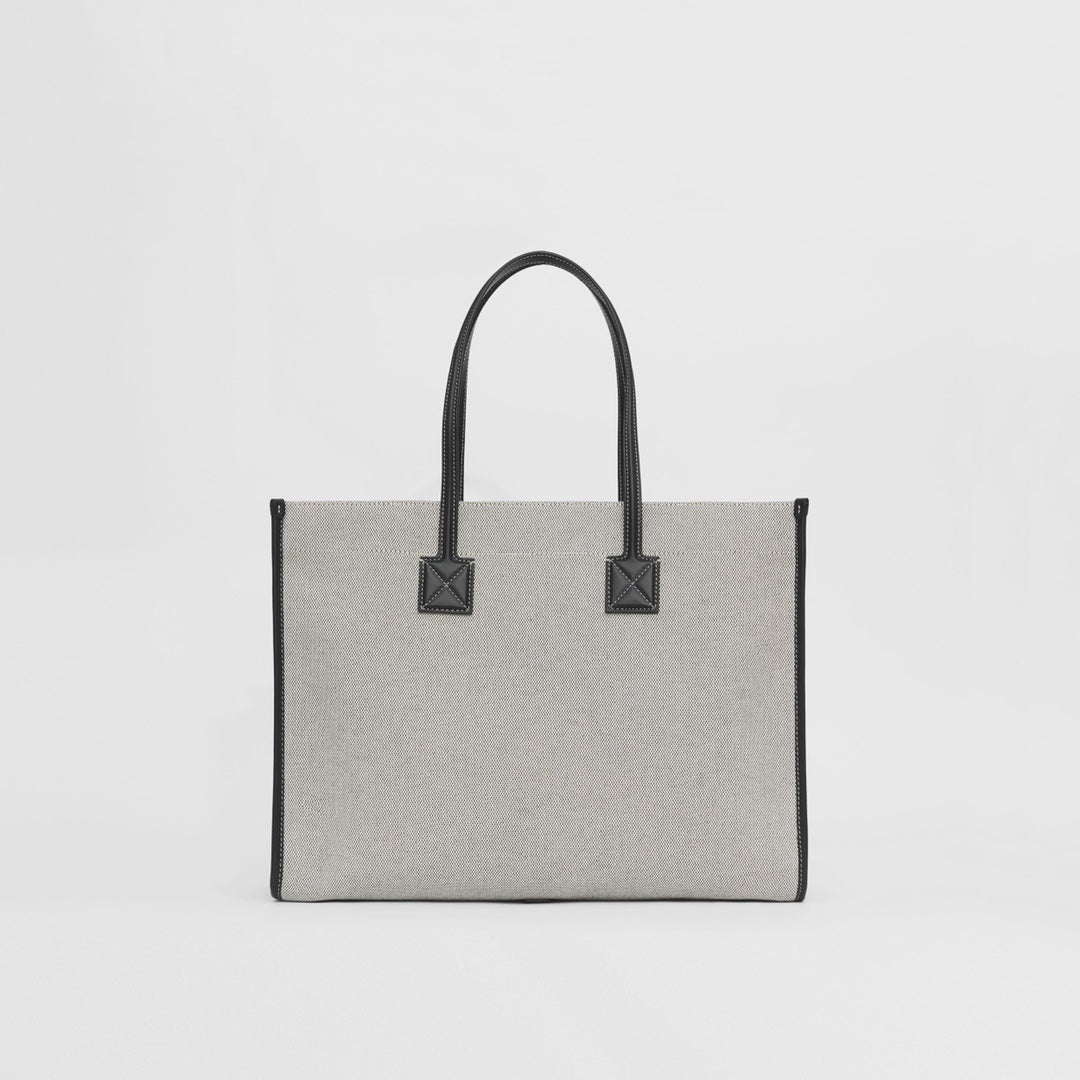 Сумка Burberry Freya - Черная - Большая