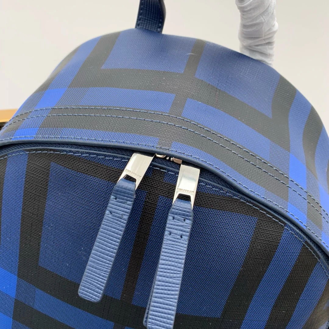 Burberry - Новейший рюкзак в лондонскую клетку - Синий