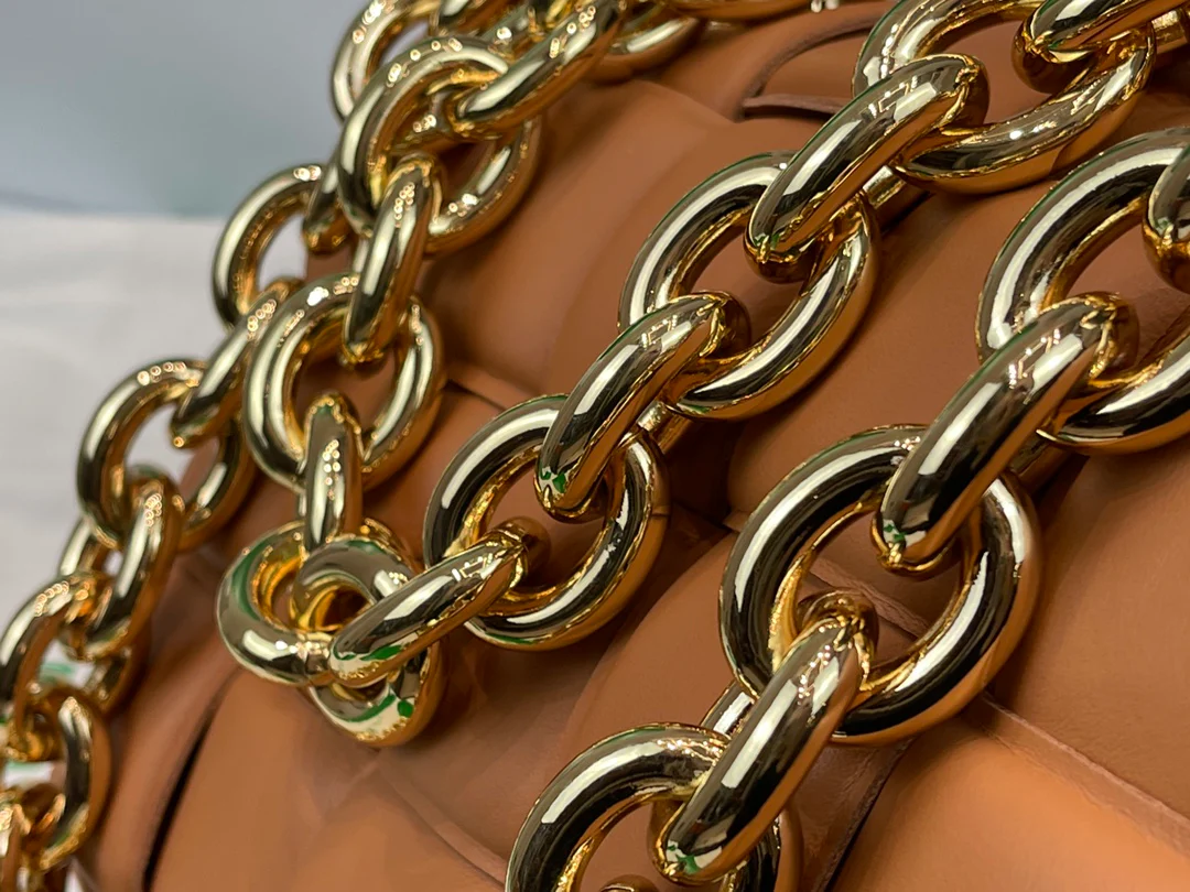 Плетеная сумка BV в виде кассеты, квадратная сумка на цепочке, из овечьей кожи, 27х10х18 см, 3 шт.