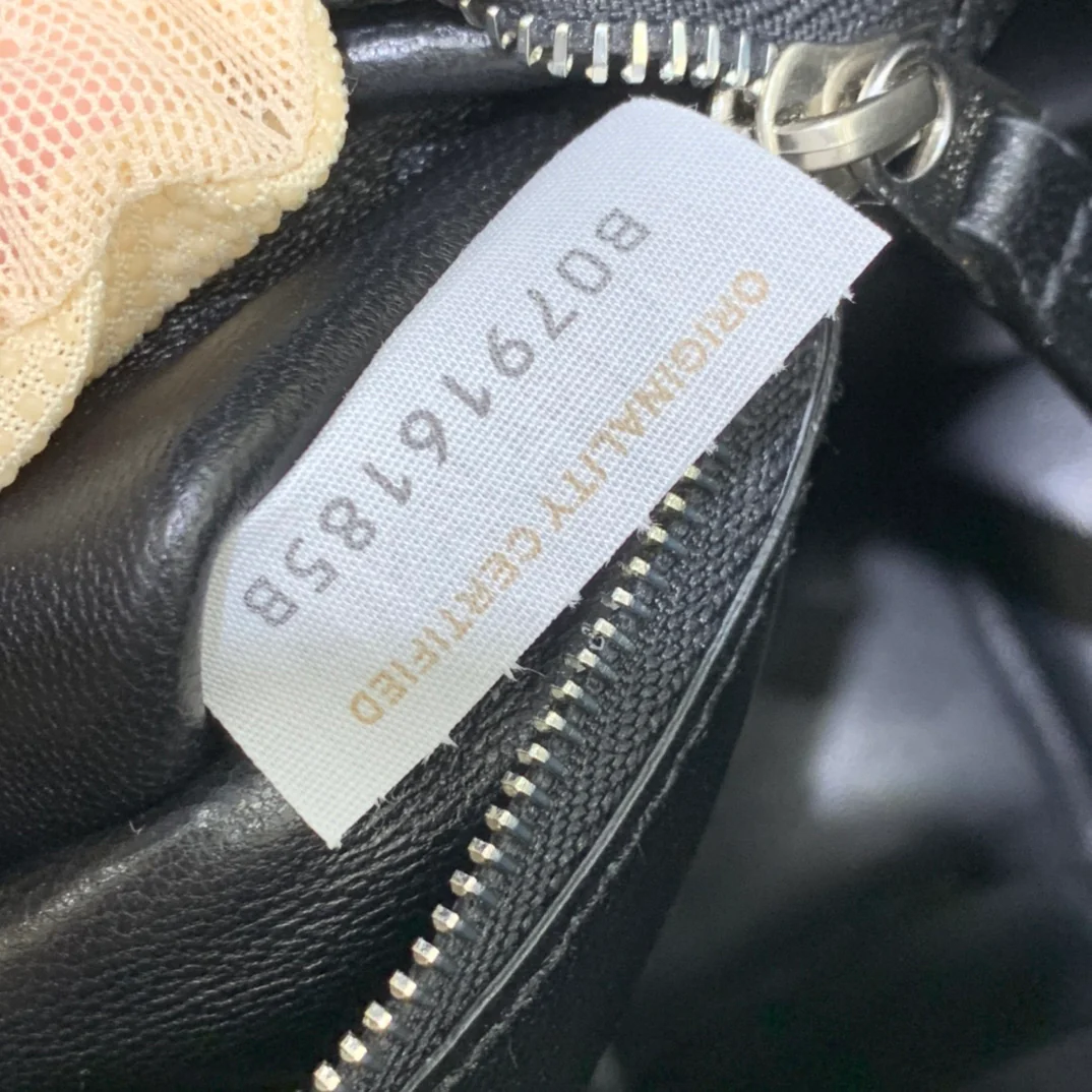 Сумка-мешок для кассет BV из плетеной кожи/подушка/телячья кожа/26х18х8 см/2