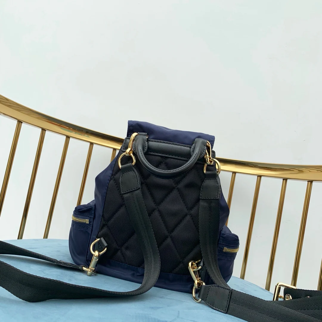 Burberry - Усовершенствованный военный рюкзак - Синий