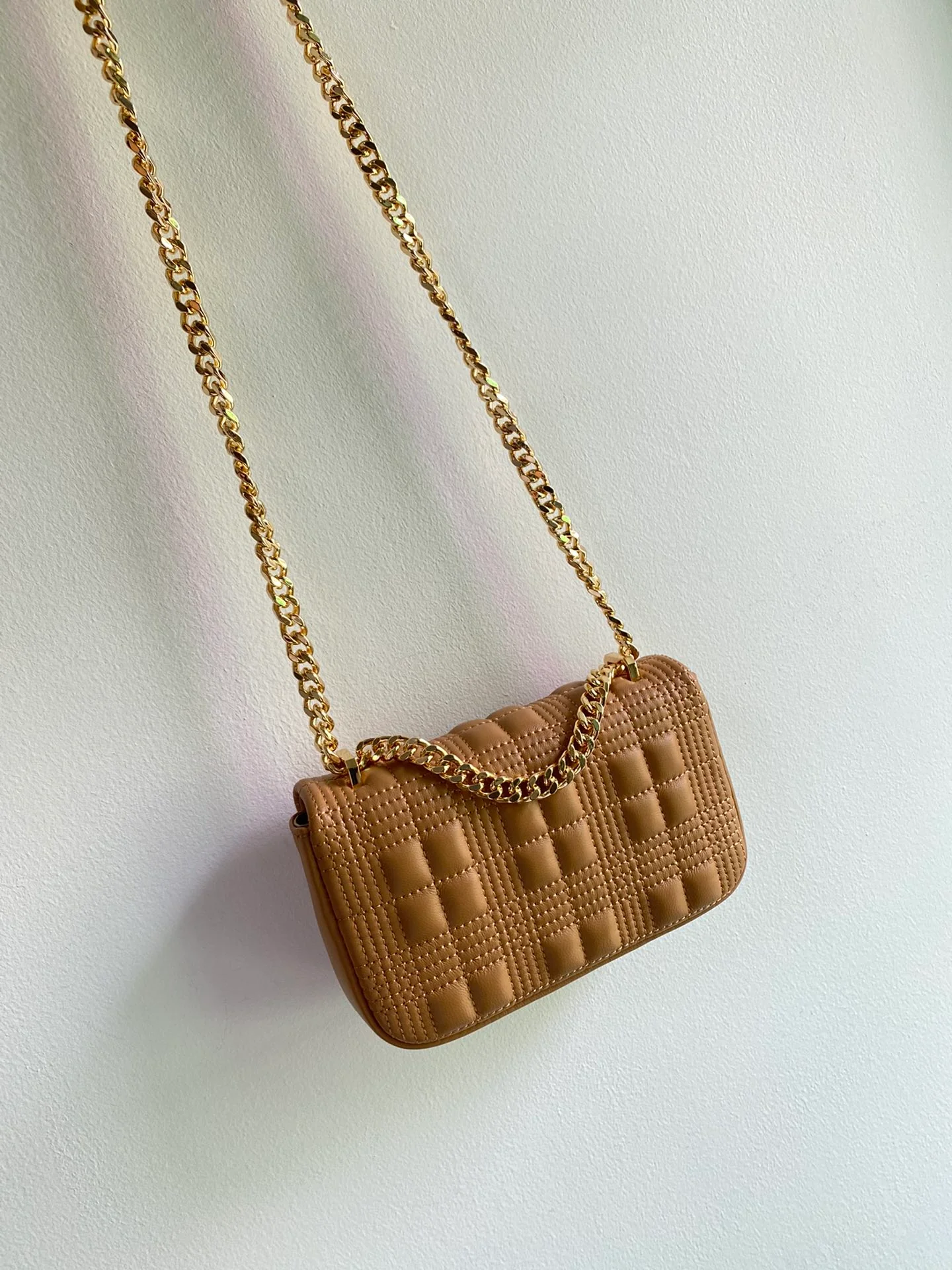 Сумка Burberry Lola - Мини - Абрикосовый