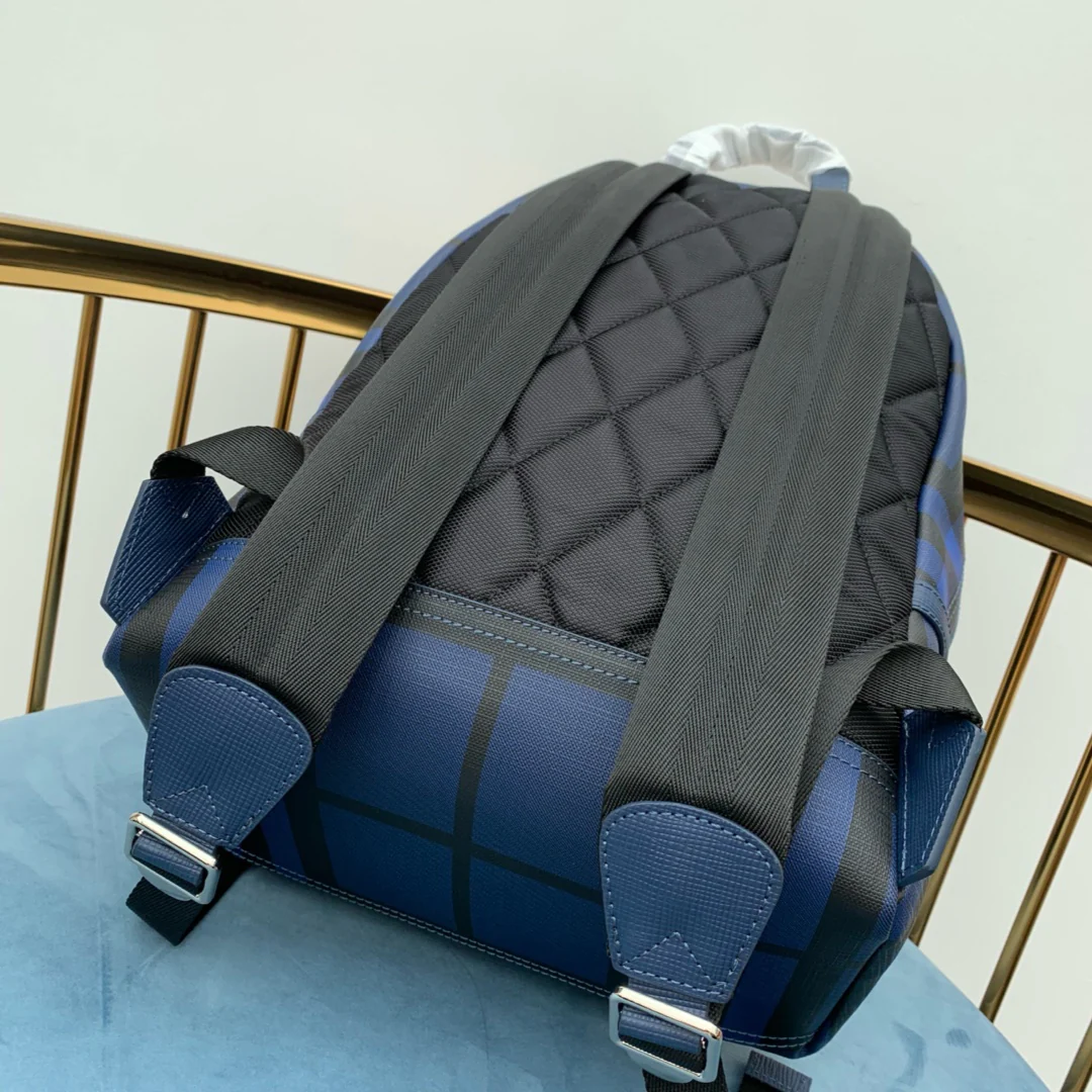 Burberry - Новейший рюкзак в лондонскую клетку - Синий