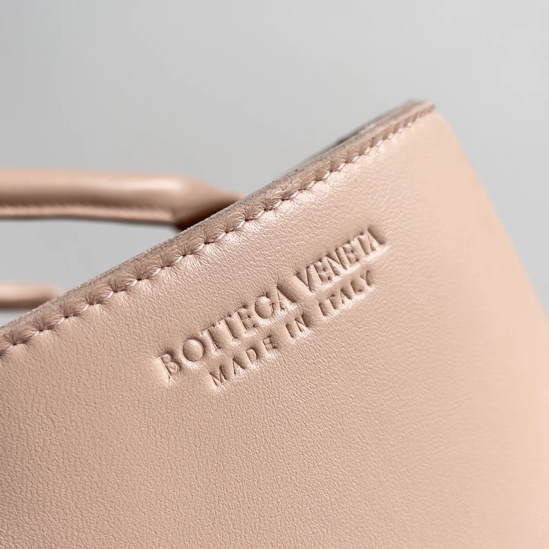 Прямоугольная сумка-шоппер BV - Большая - Розовая