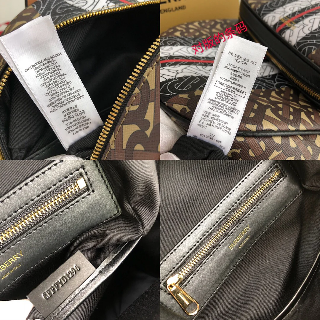 Burberry - Новый рюкзак с надписями по всей поверхности