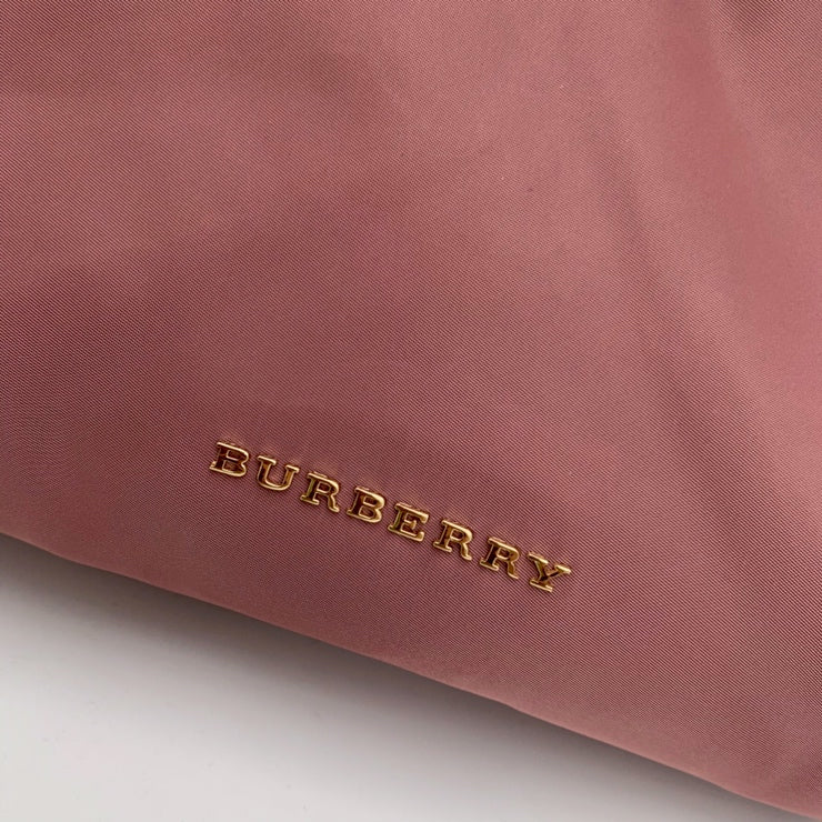 Рюкзак Burberry в стиле милитари - розовый