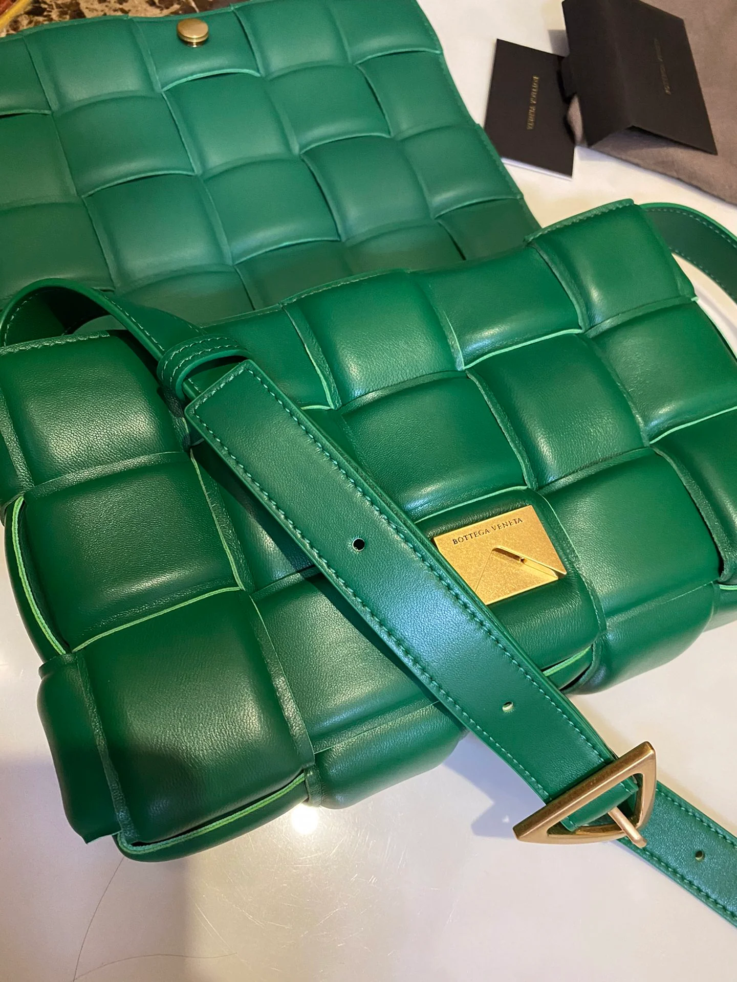 Поясная сумка BV из плетеной ткани, овечья кожа, 17 см 5х9 см 5 см