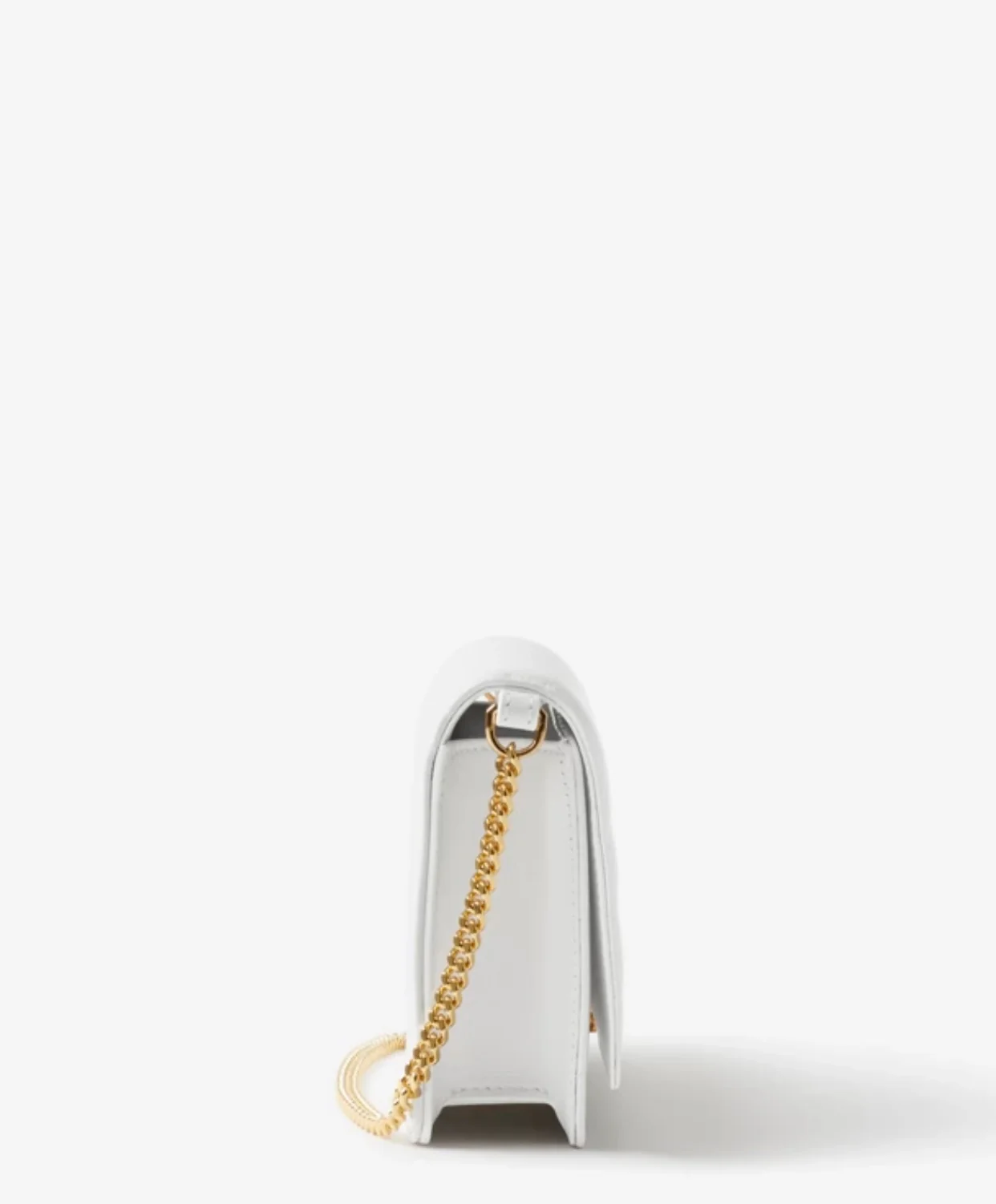 Сумка через плечо Burberry Lola из овечьей кожи - белая