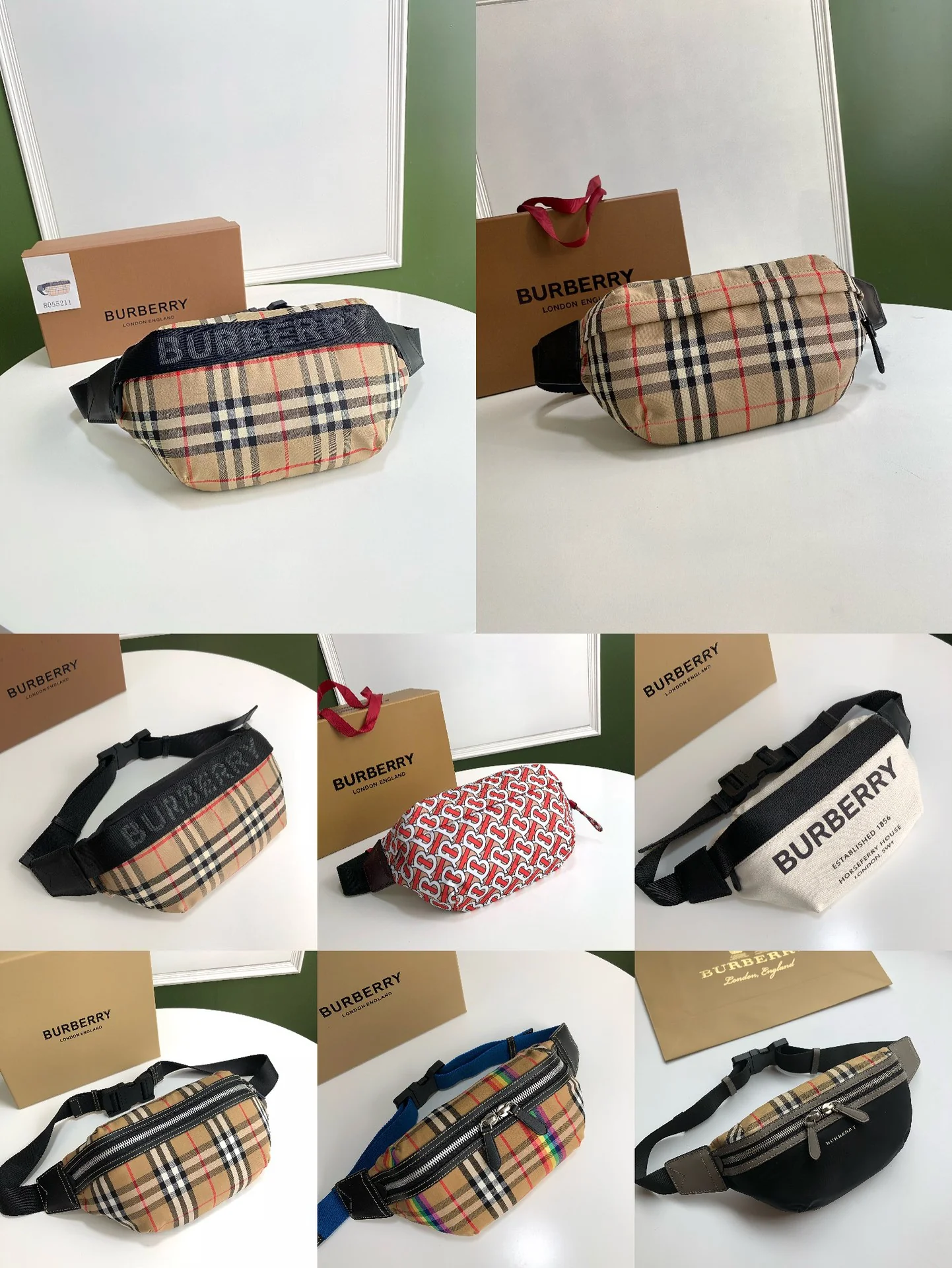 Поясные сумки Burberry - изображение из коллекции