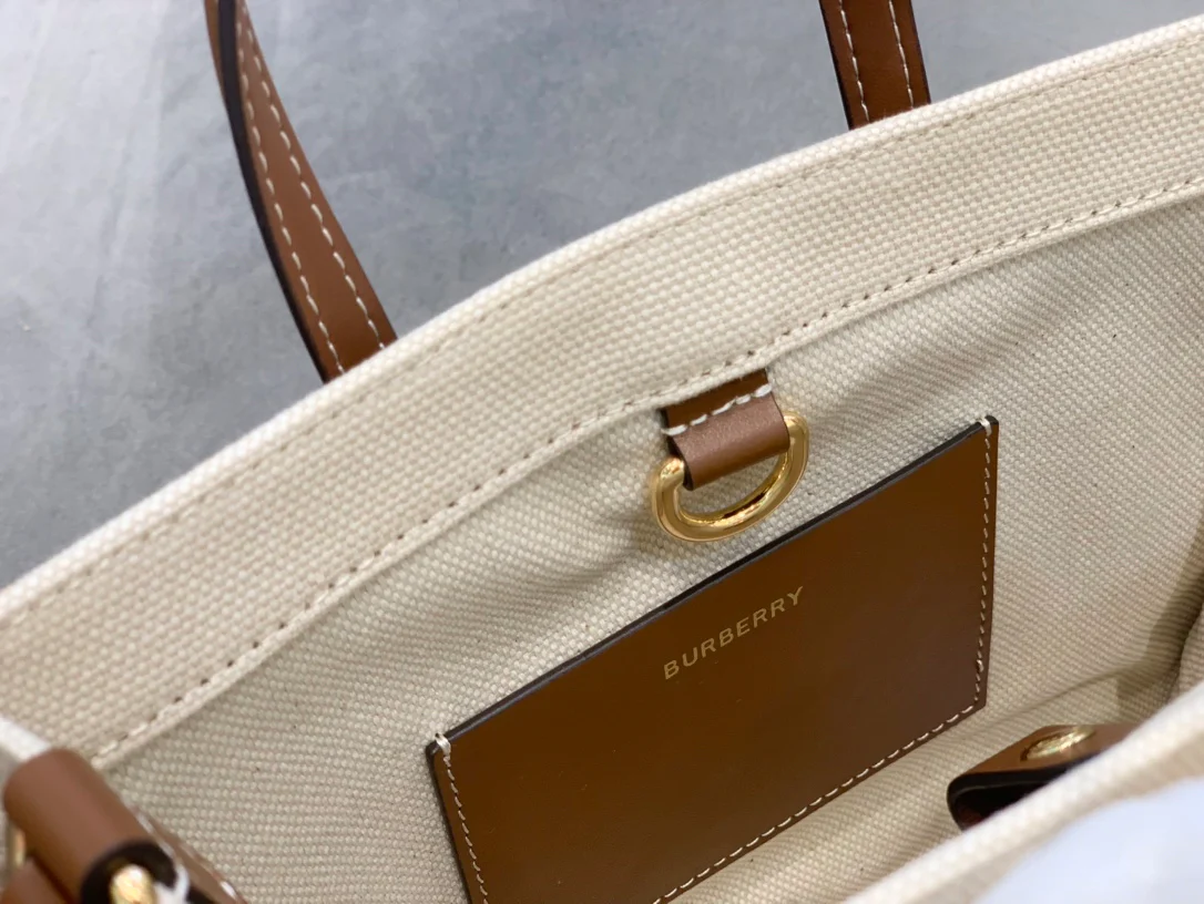 Сумка-тоут Burberry Freya - коричневая