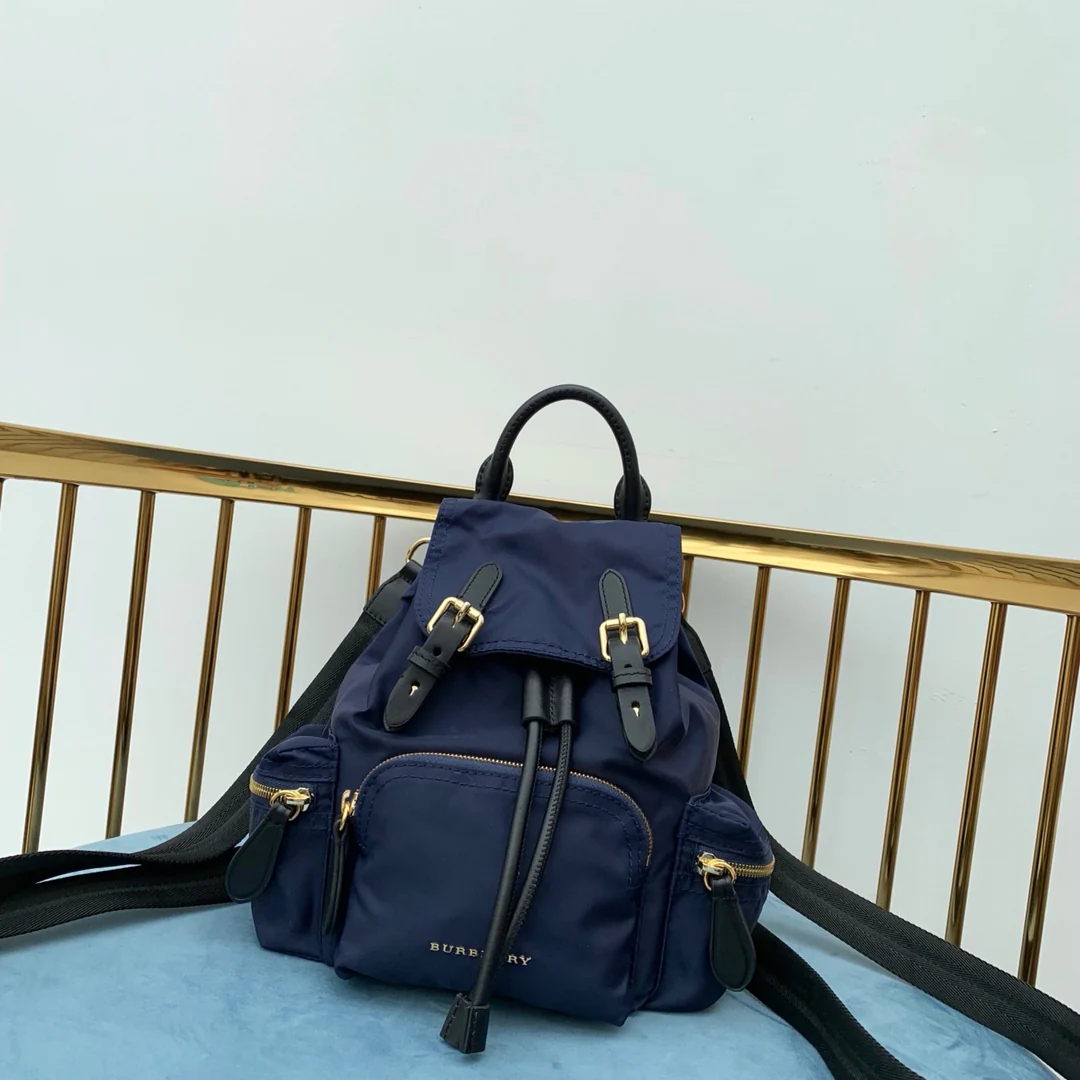 Burberry - Усовершенствованный военный рюкзак - Синий