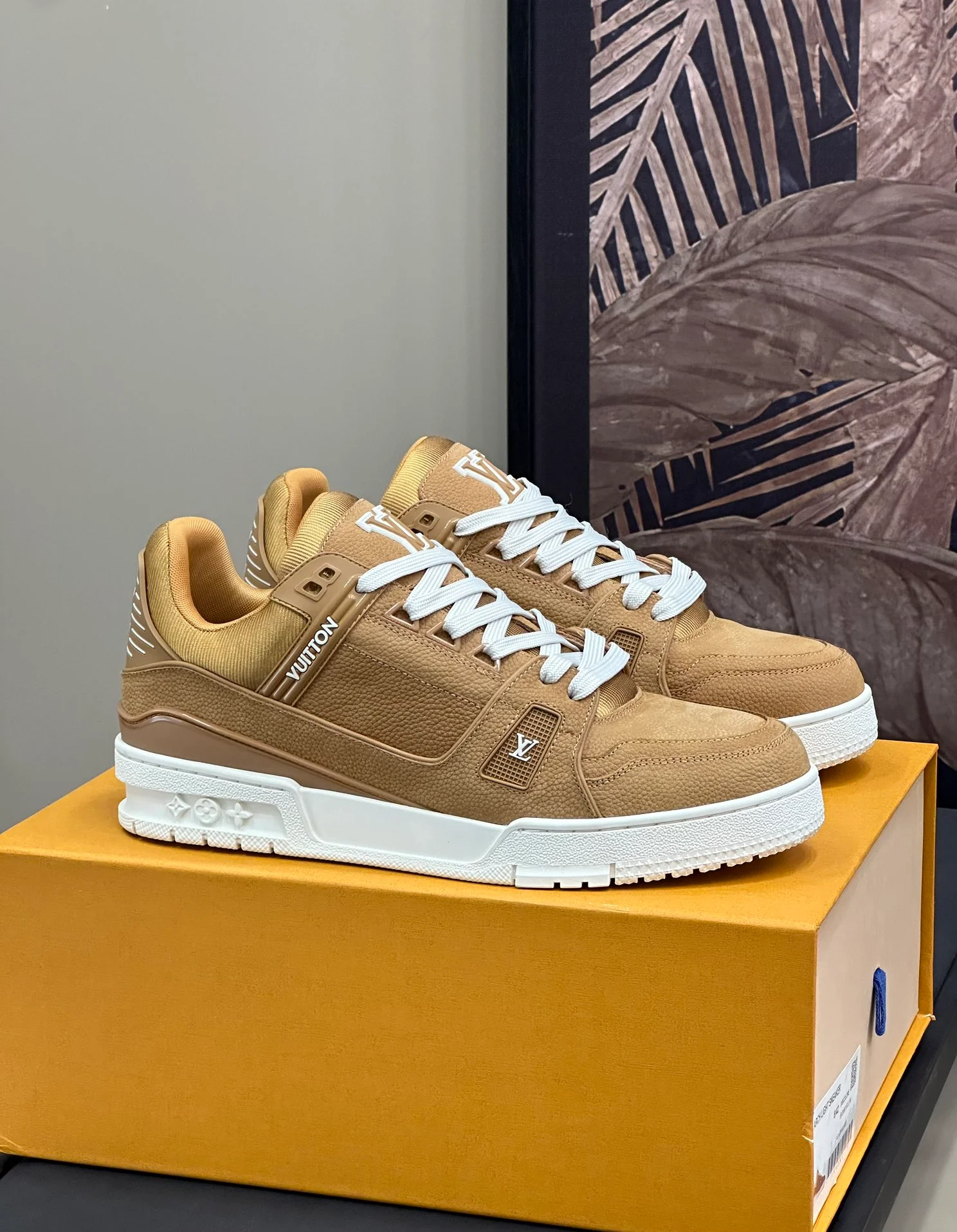 Скейтбордные кроссовки LV-2024 - Кофейный цвет