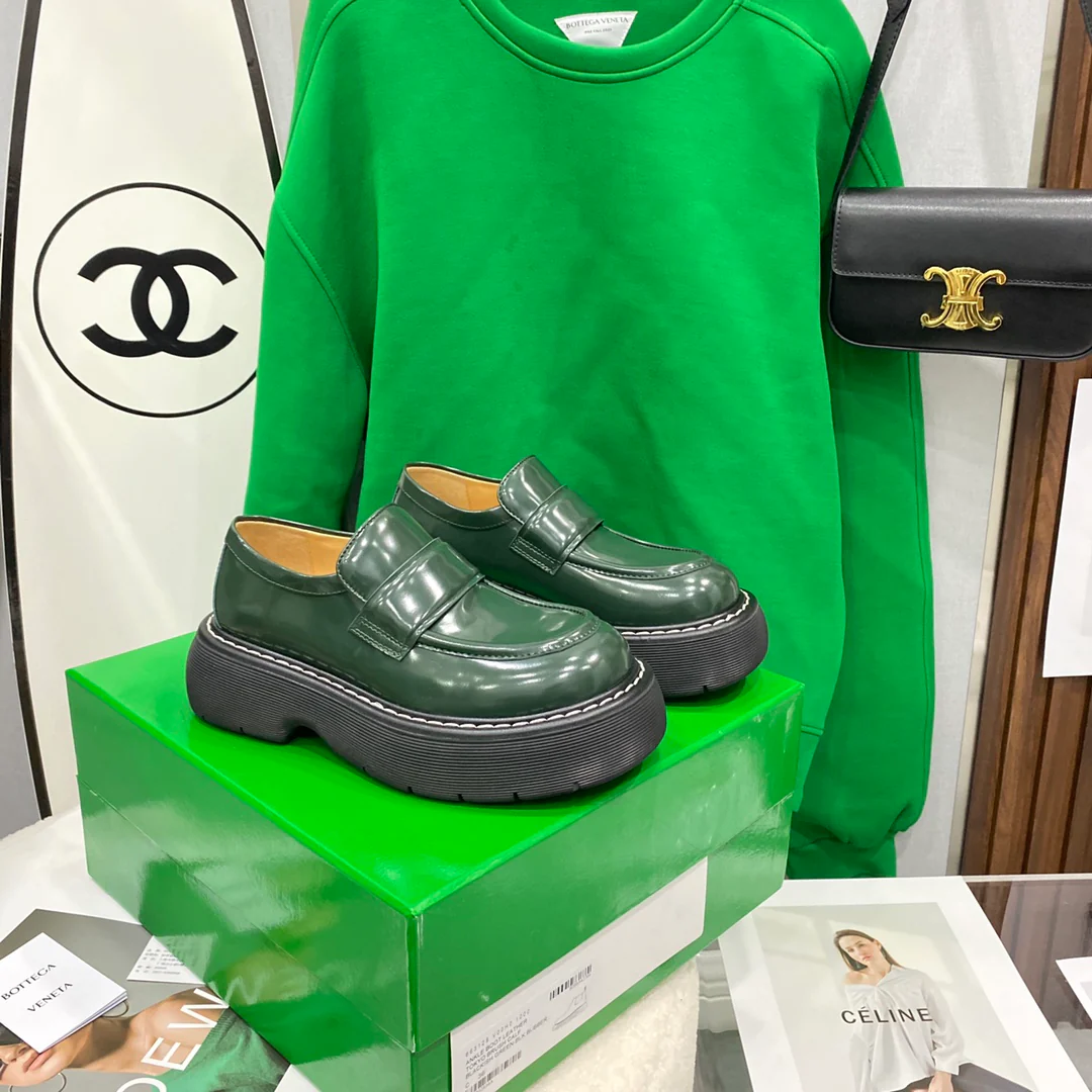 BV - Ботинки Dr. Martens на платформе - зелёные