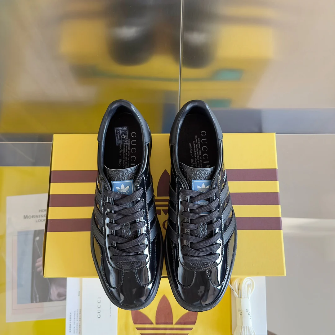 Скейтбордистские кроссовки Gucci 2024 - черные