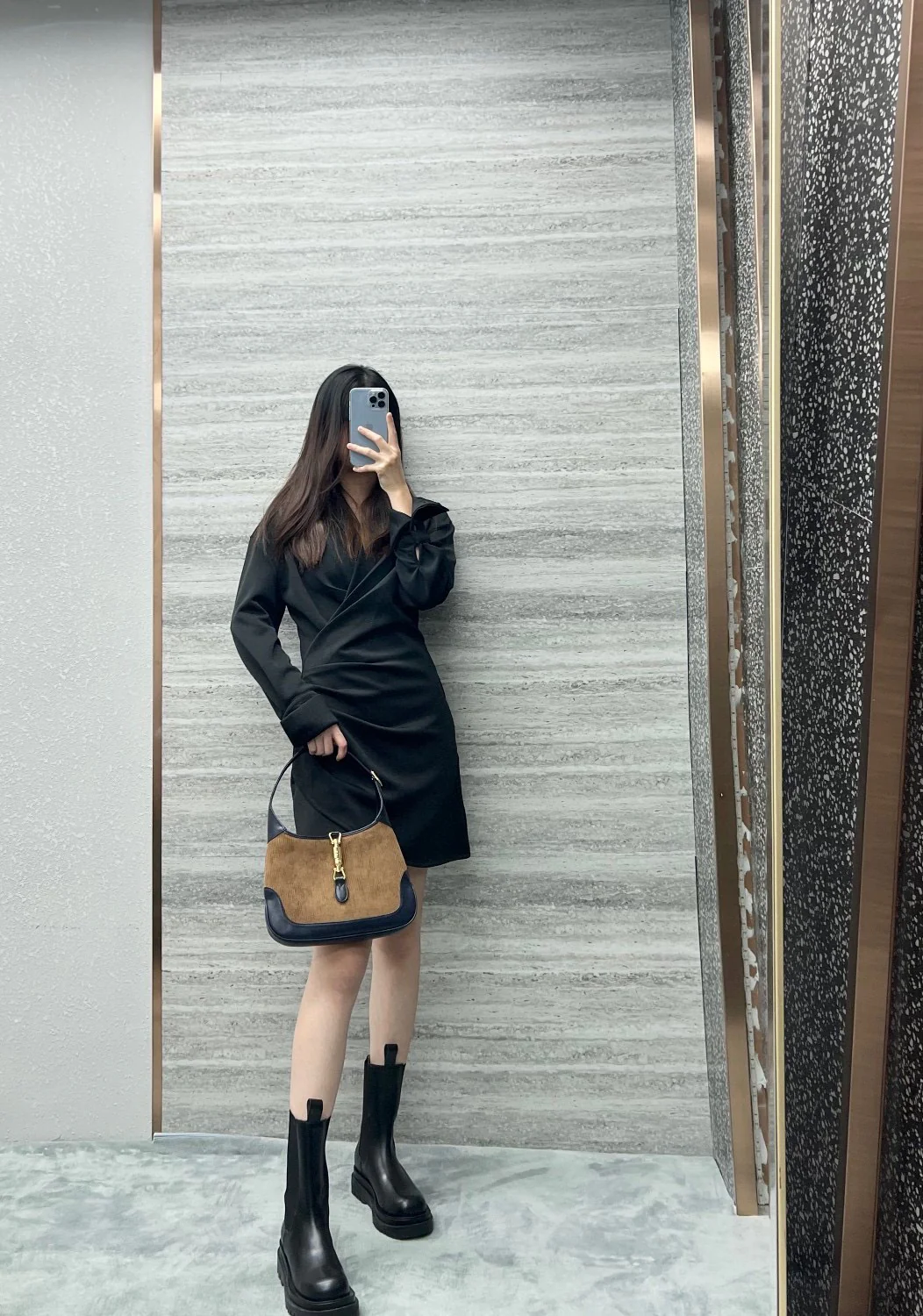 Gucci Jackie 1961 Полосатый бархат - 3