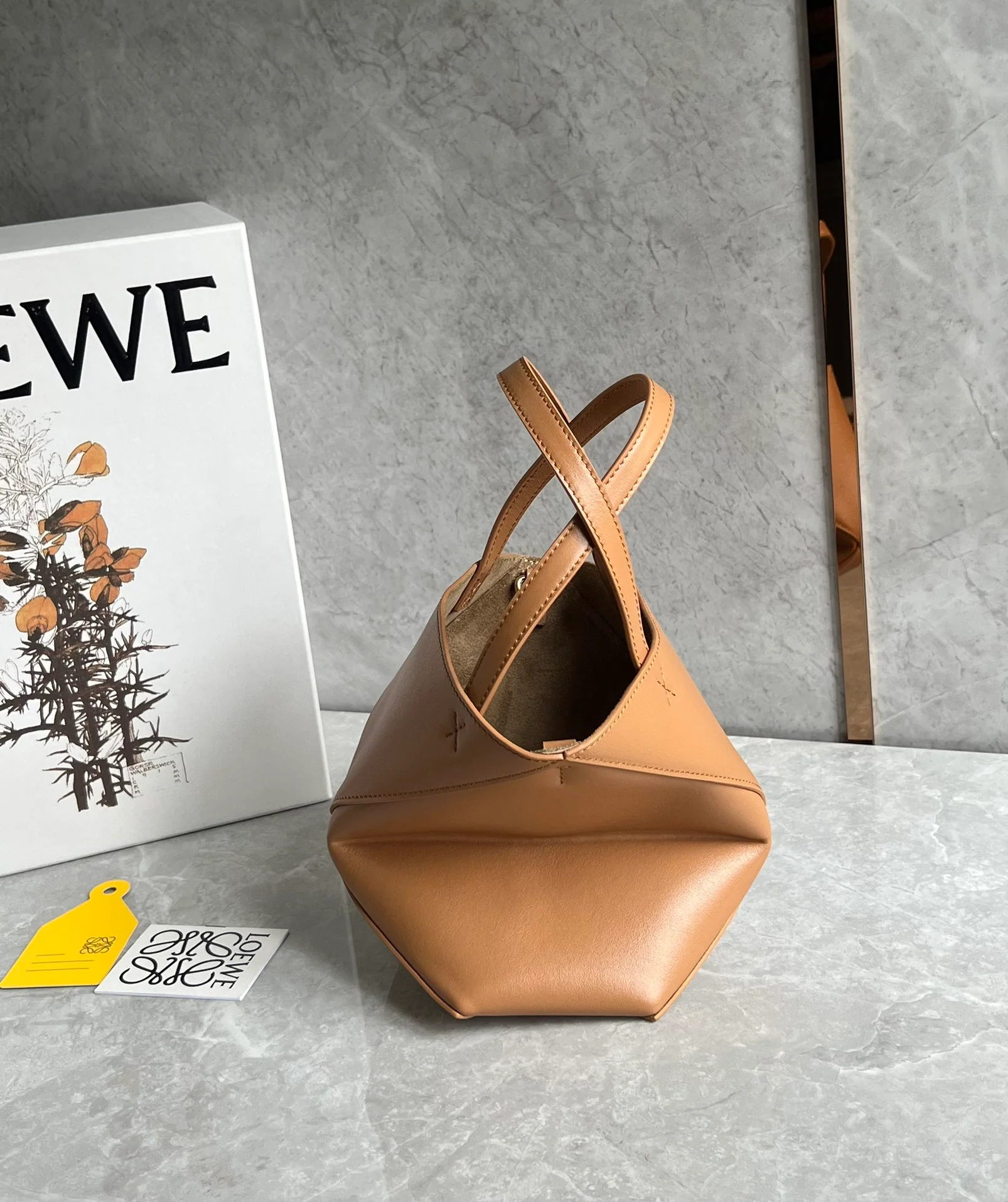 Сумка-тоут Loewe Puzzle Fold - Хаки - Мини
