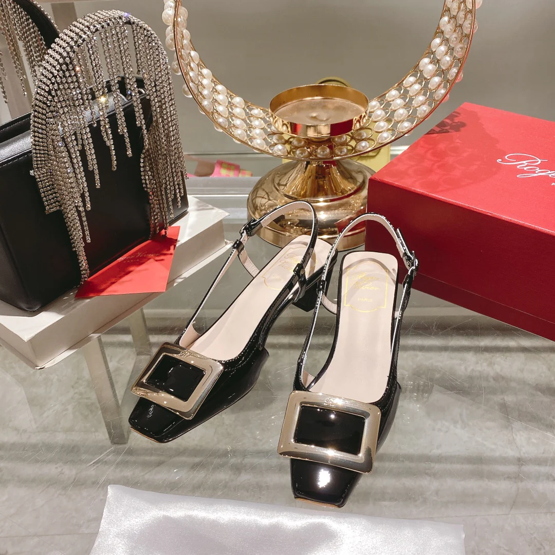 Обувь RV Shoes - Новинка ранней весны 2023 года - Полые сандалии - Черные