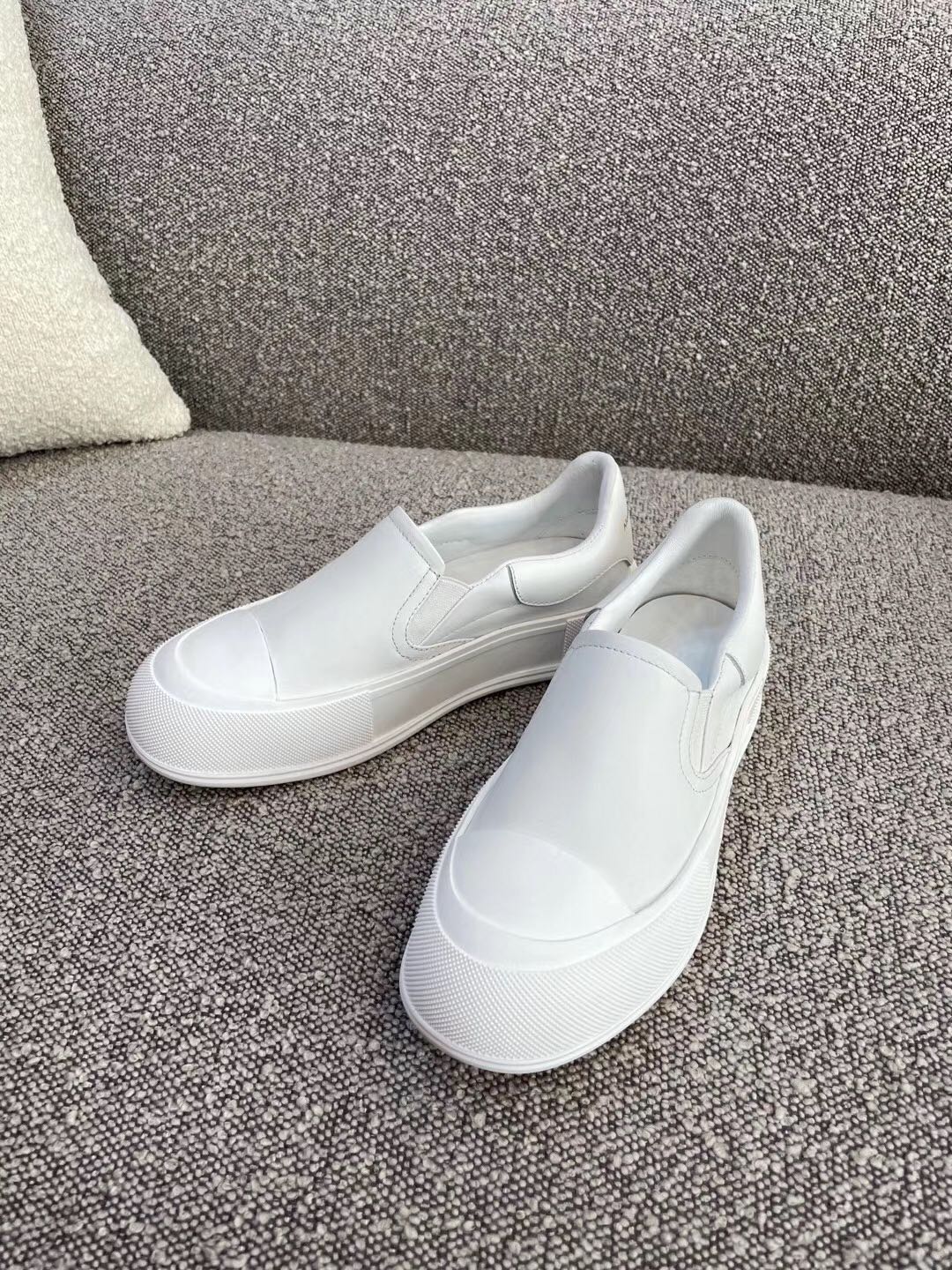 McQueen - Белые кроссовки - Лоферы