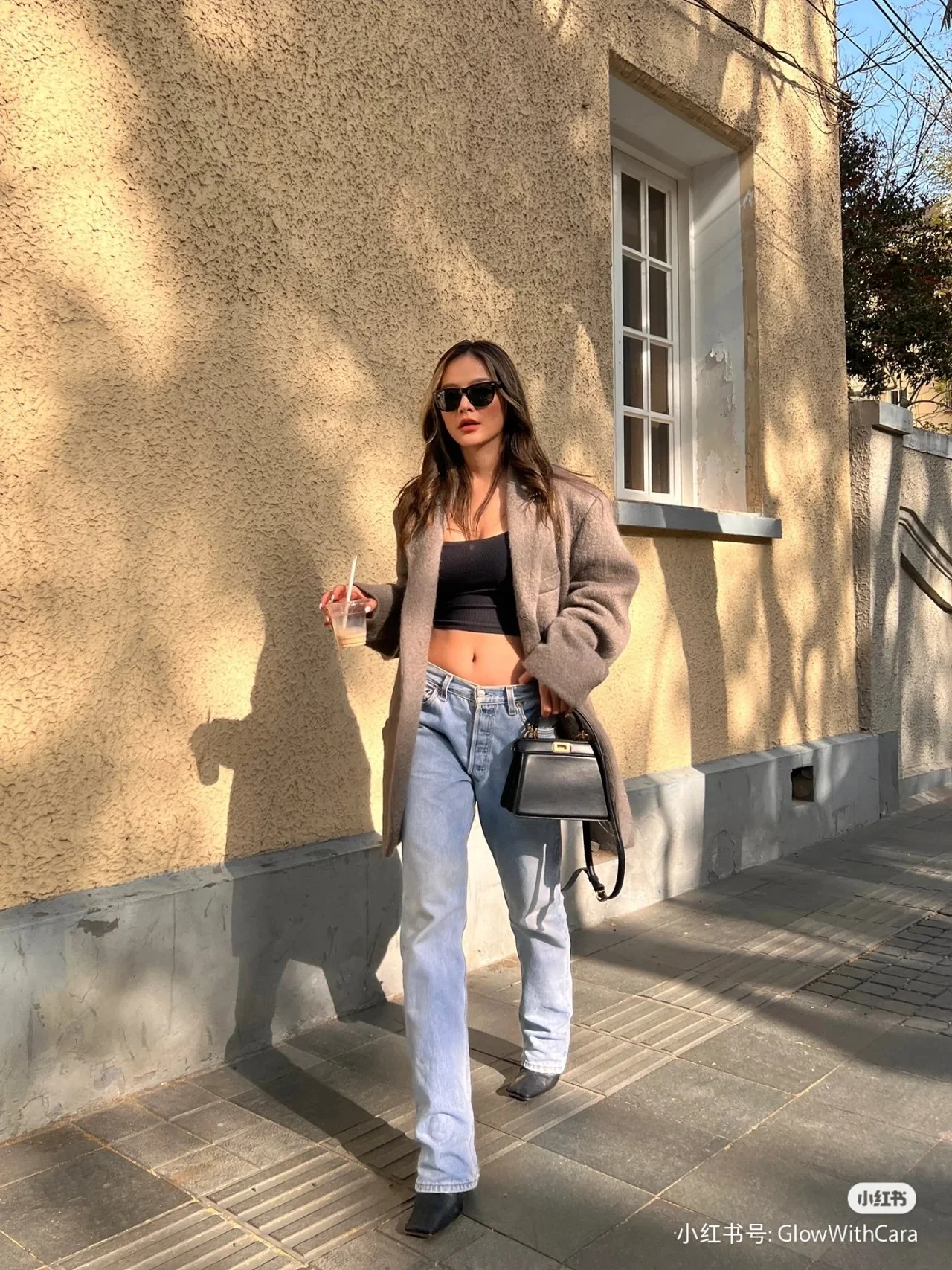 Fendi Peekaboo i See U Small Black Top Image