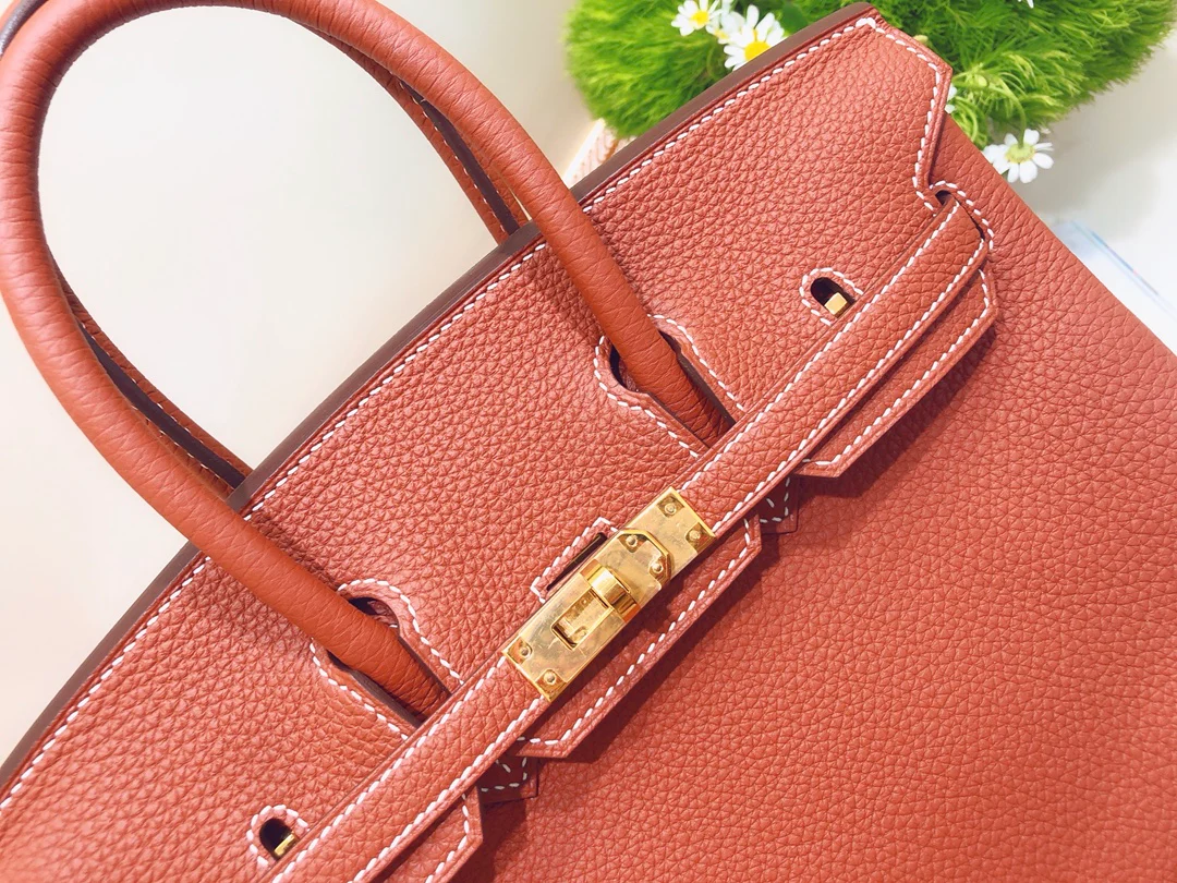 Hermes-birkin-25-togo-Maple Leaf Palm- Gold Buckle