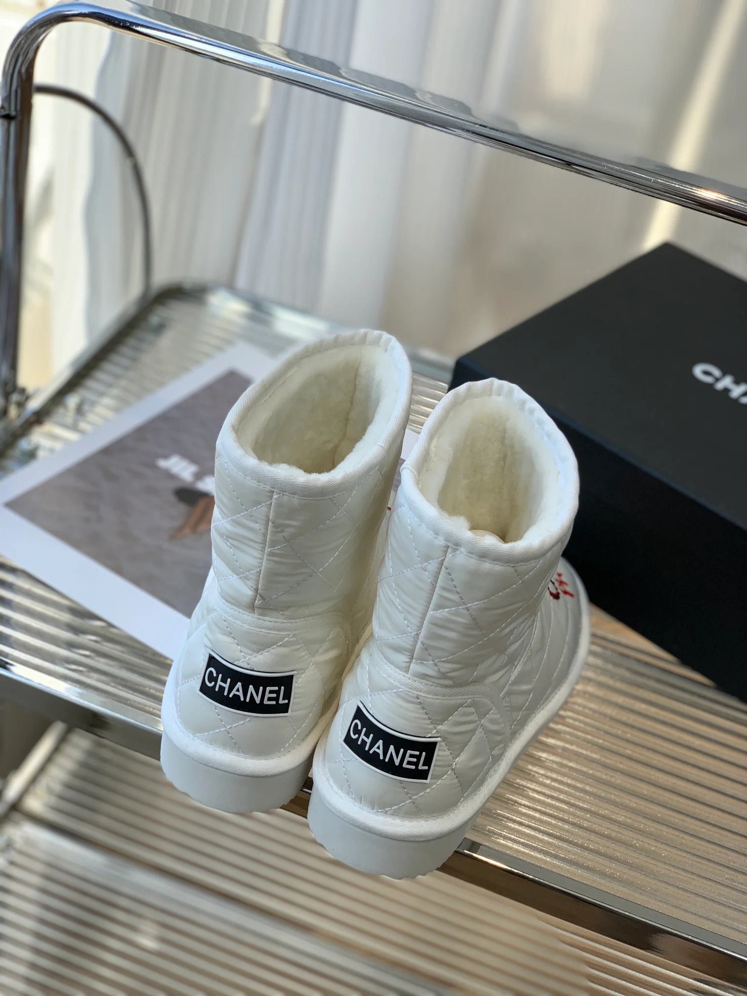 Снежные сапоги Chanel - 1