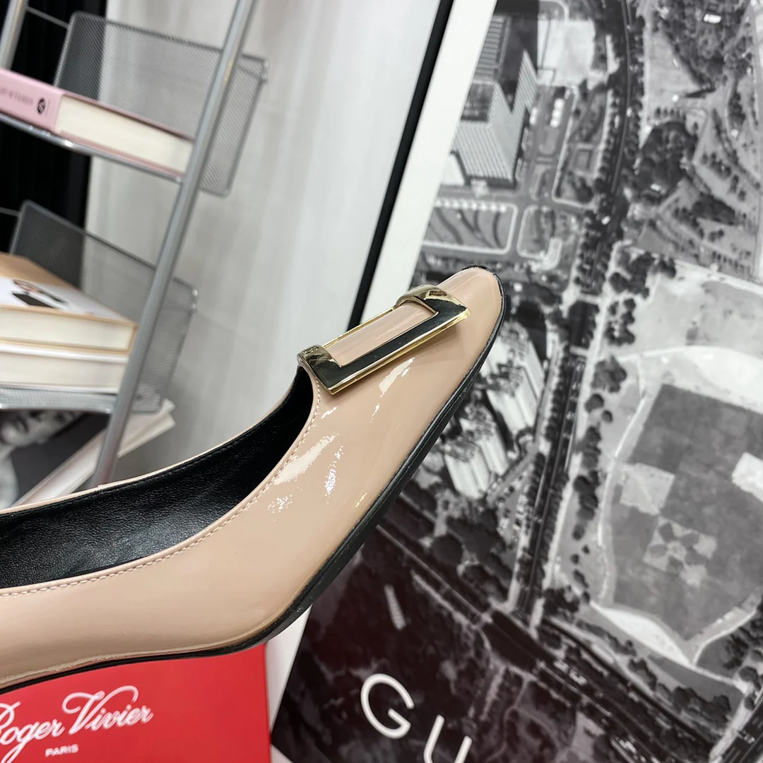 Каблук-банан RV-7-5 см - темно-абрикосовый