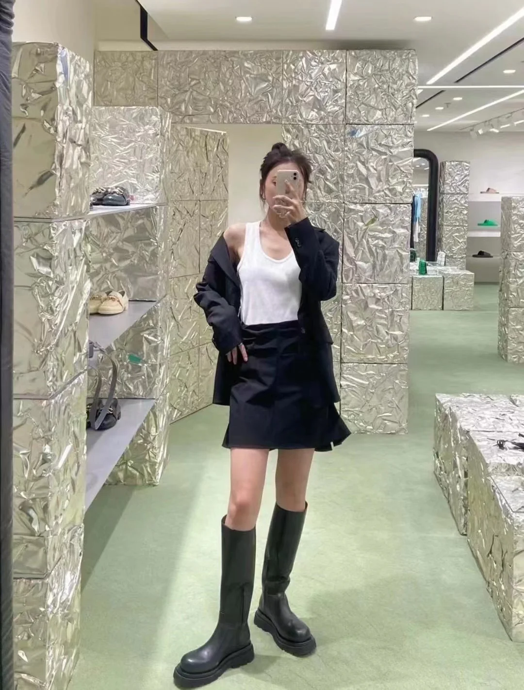 Новая модель BV 2022 — сапоги для верховой езды на платформе — фотографии вживую.