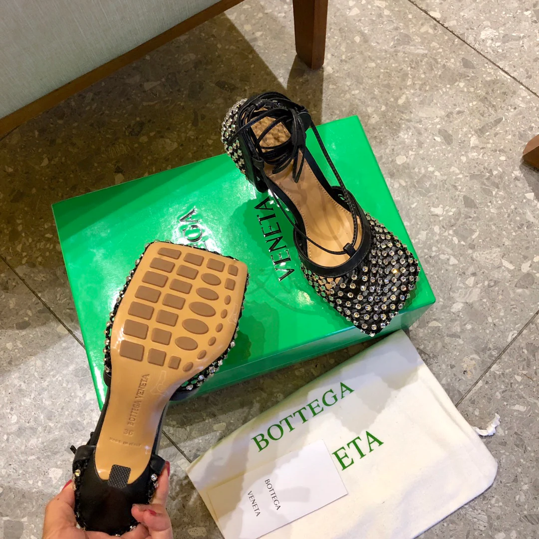 Туфли BV - BV - туфли-лодочки с квадратным носком - туфли на высоком каблуке