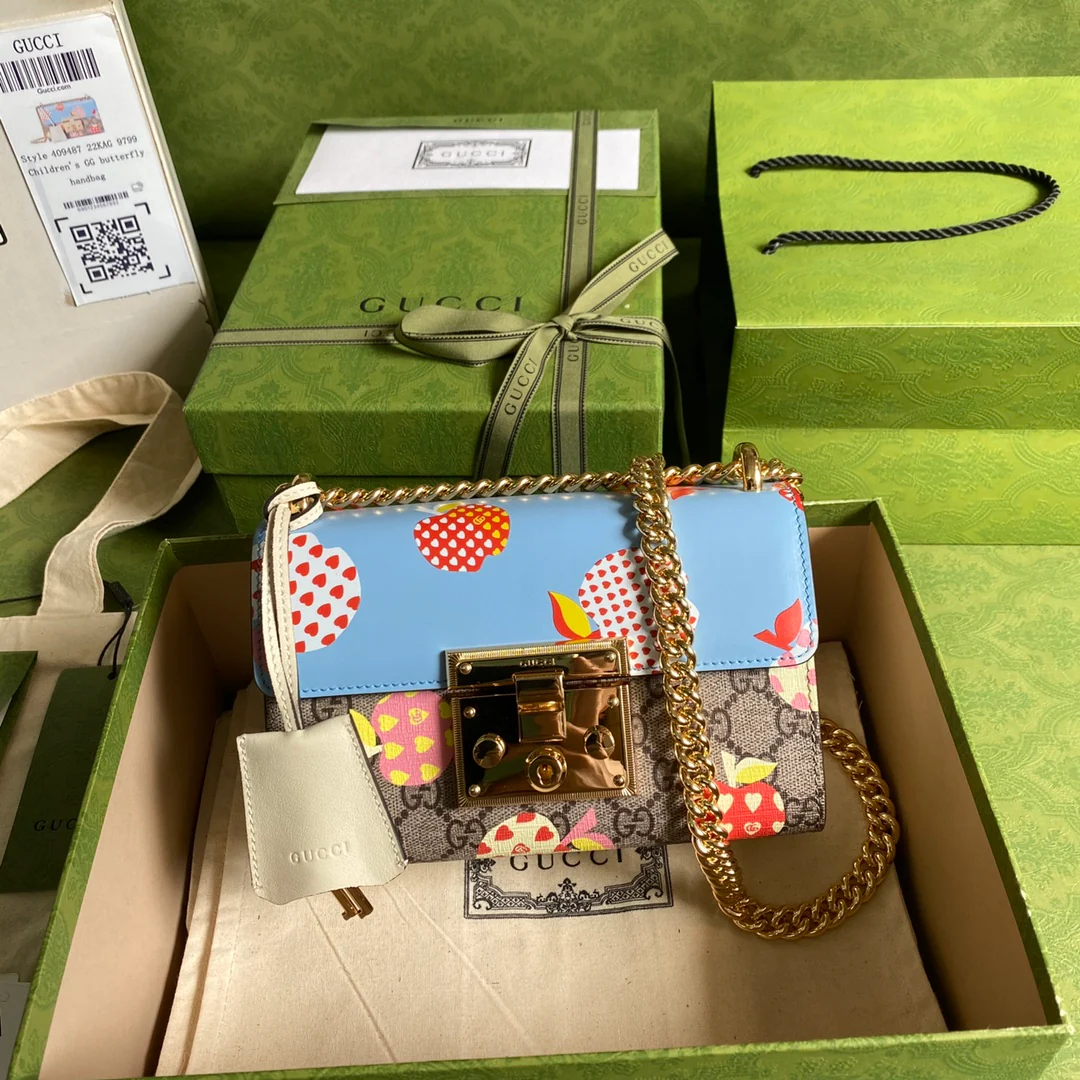 Сумка Gucci Apple Blue Lock Chain