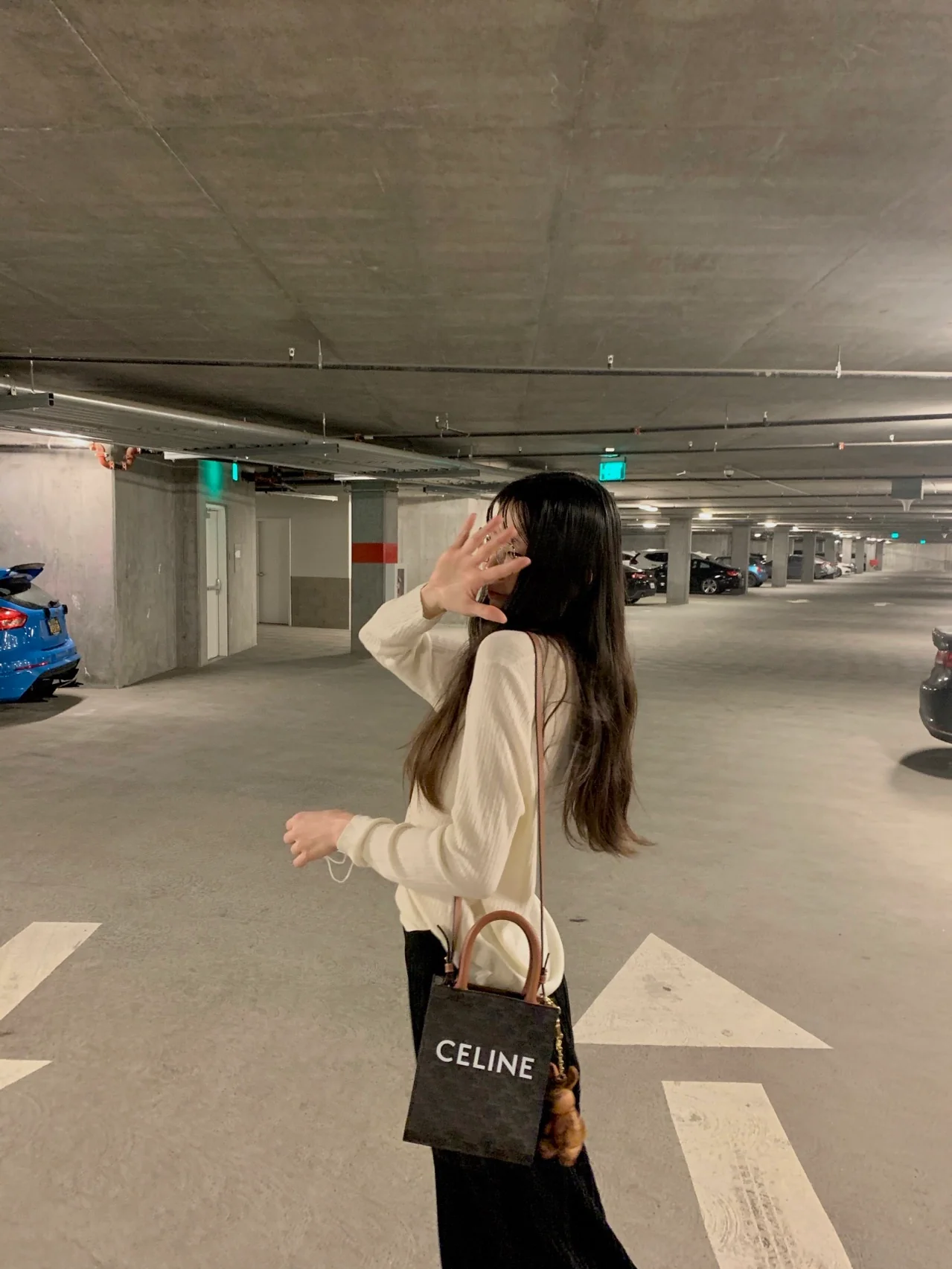 Celine Mini Cabas Brown Monogram