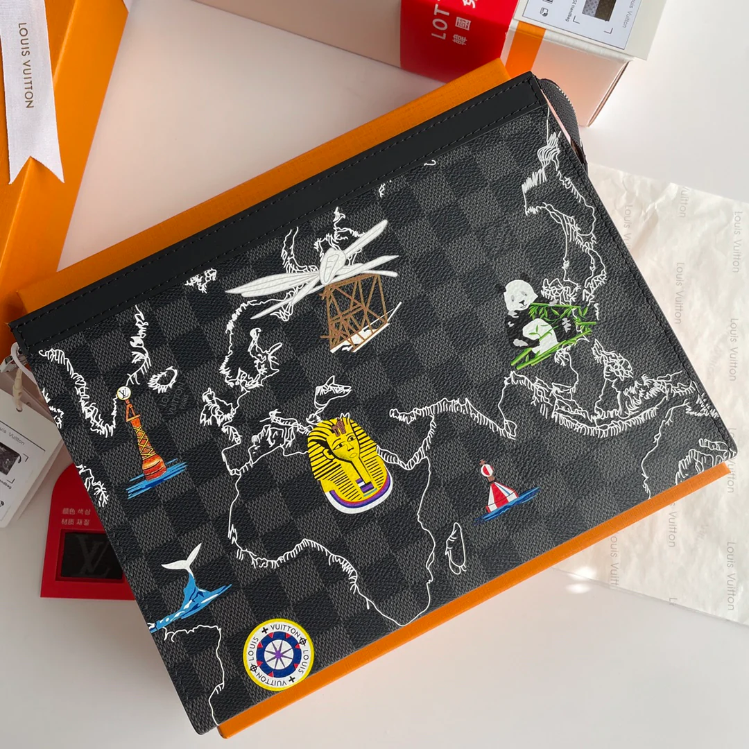 клатч lv-n40205