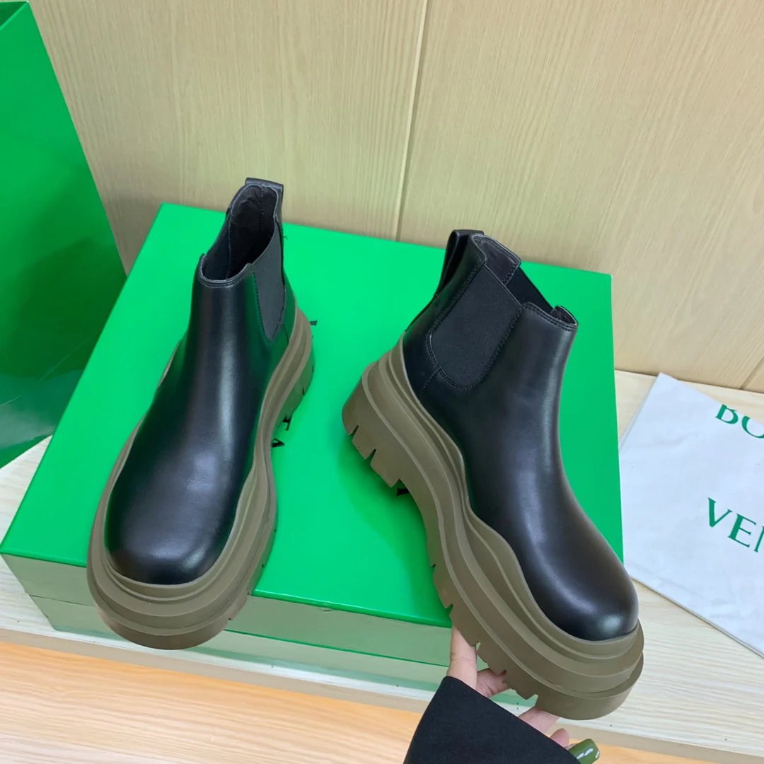 Новые ботильоны BV-22 осень/зима - темно-зеленая подошва