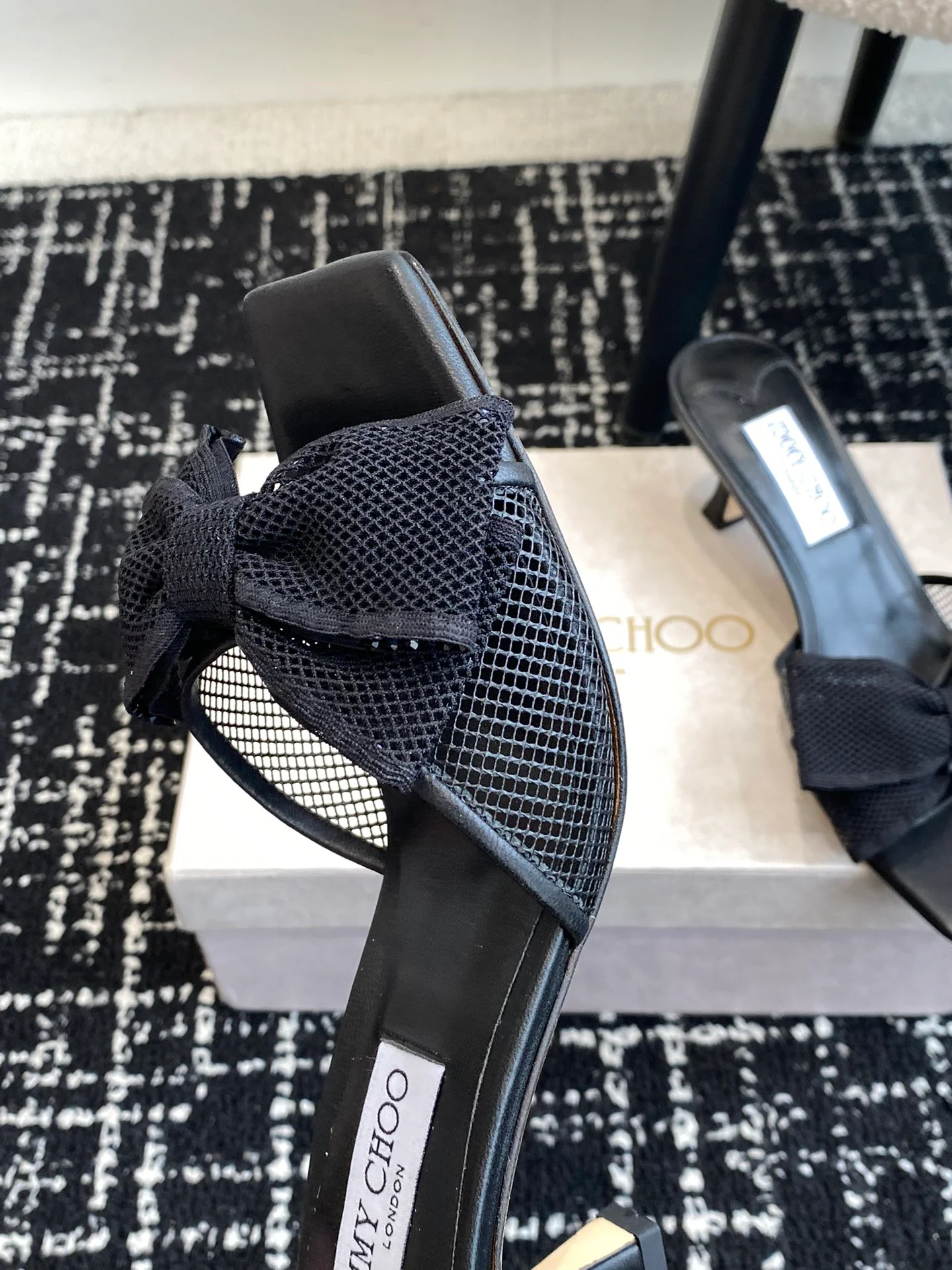 JC - Туфли-лодочки с квадратным носком, модель 2024 - Черные