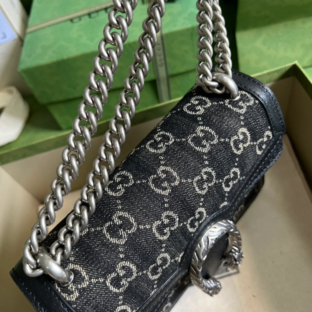 Сумка Gucci Dionysus из черного денима