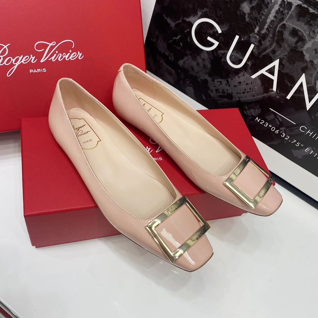 RV-Flat Square Toe-Cherloss Pink