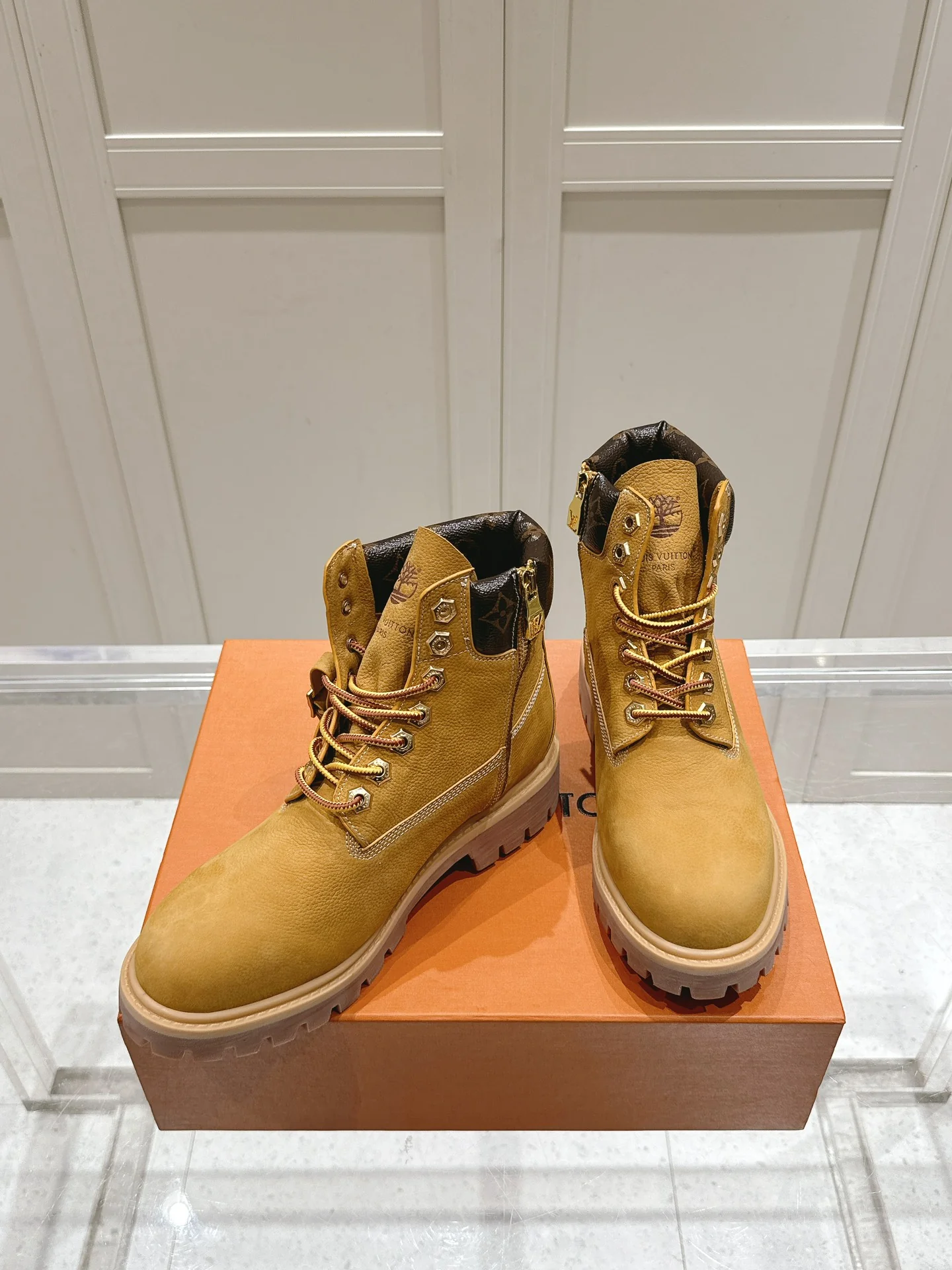 Ретро-ботинки Dr. Martens из коллекции LV-2024 - Кофейно-коричневый - 1