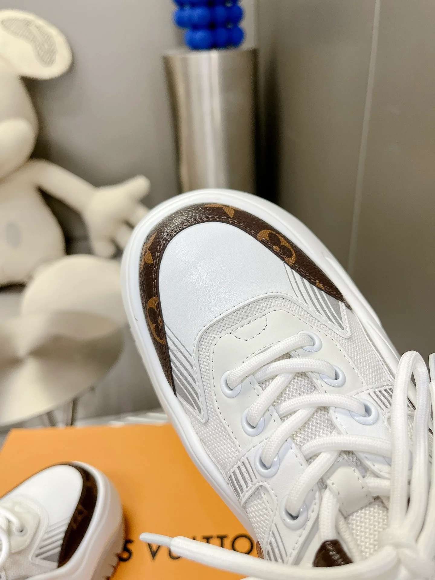 Кроссовки LV Archlight 2-0 Dad Shoes - Подиумный стиль - Бело-коричневые