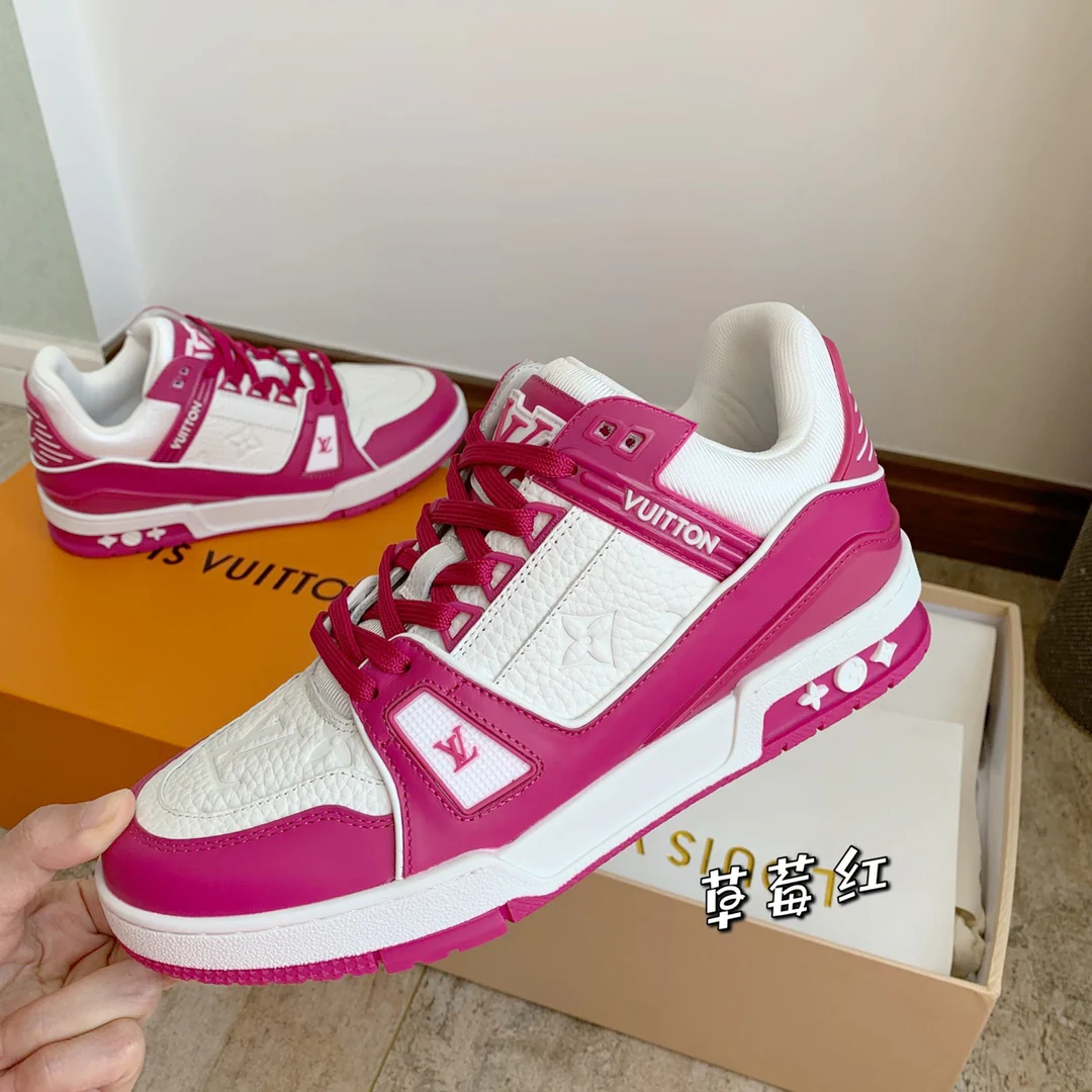 Кроссовки LV Trainer Series - Спортивная обувь - Розовые