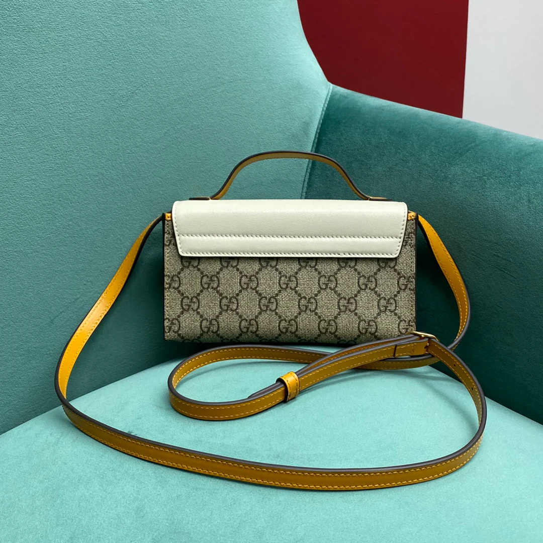 Замок Gucci - Теплый желтый - 18-5-11 см