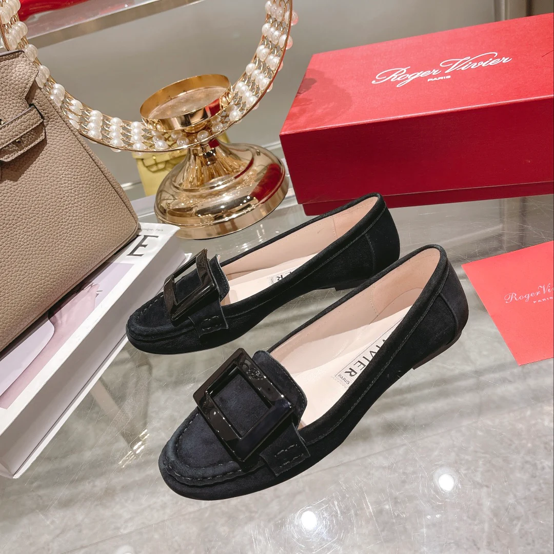 Обувь RV - Коллекция осень/зима 2022 - Туфли на плоской подошве - Черные - 1