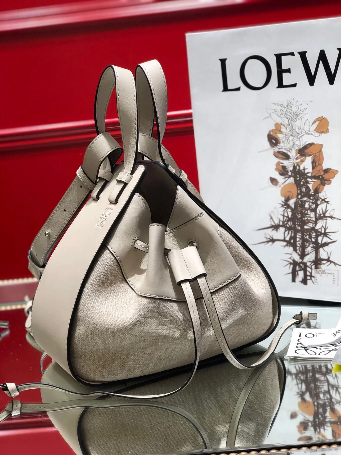 Гамак Loewe с завязками, маленький размер 21-14-26 см-16