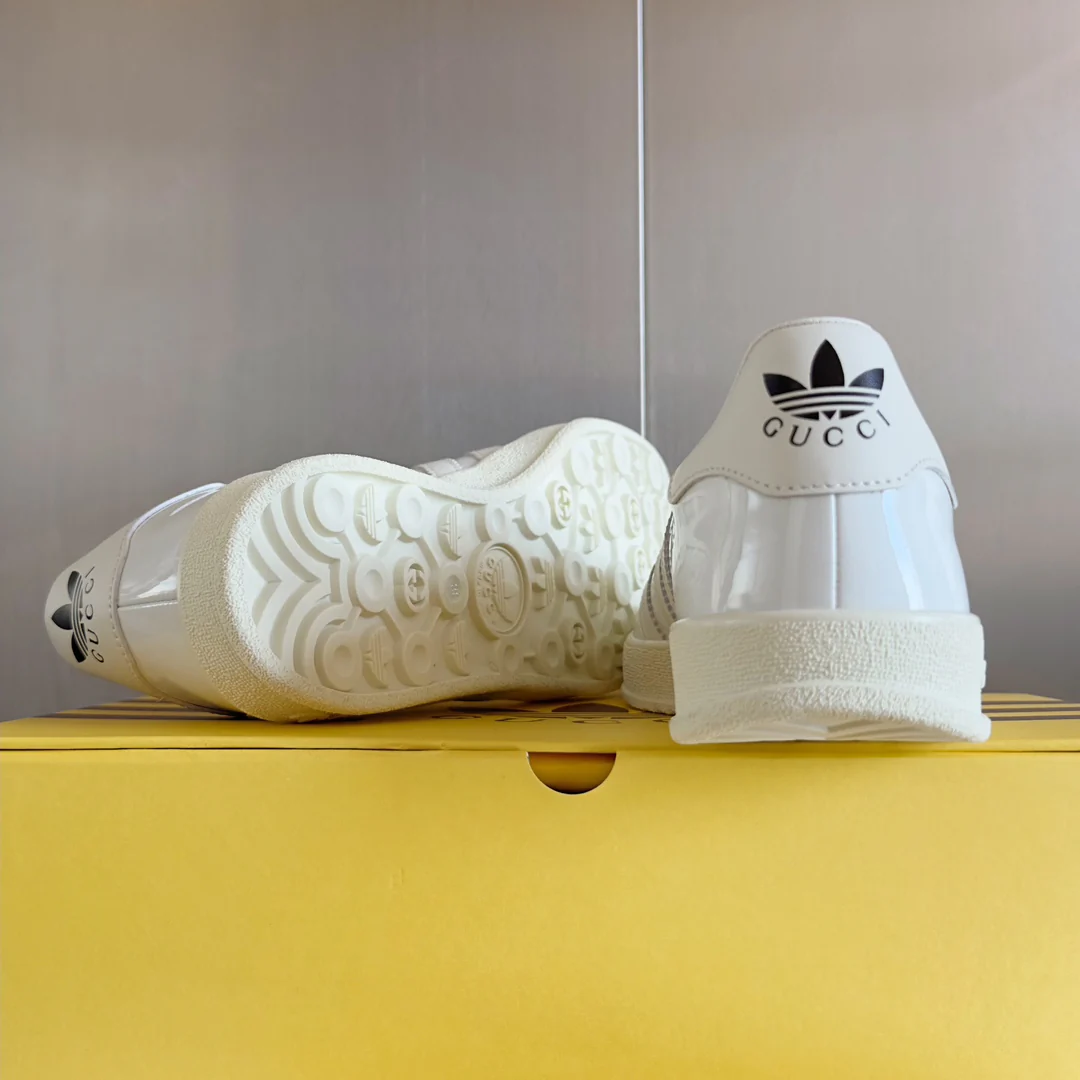 Скейтбордические кроссовки Gucci 2024 - белые