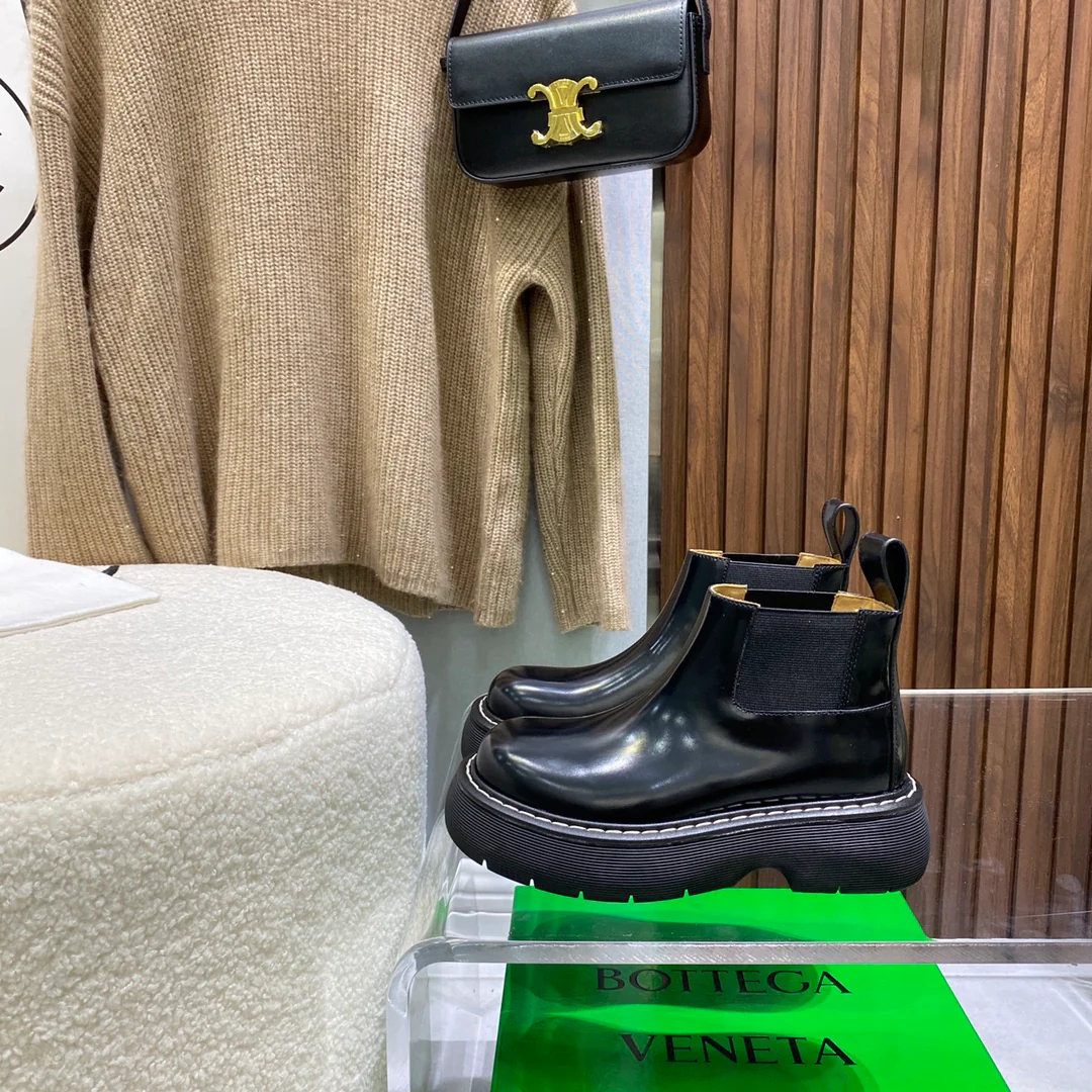 BV - Ботильоны на платформе - Черные