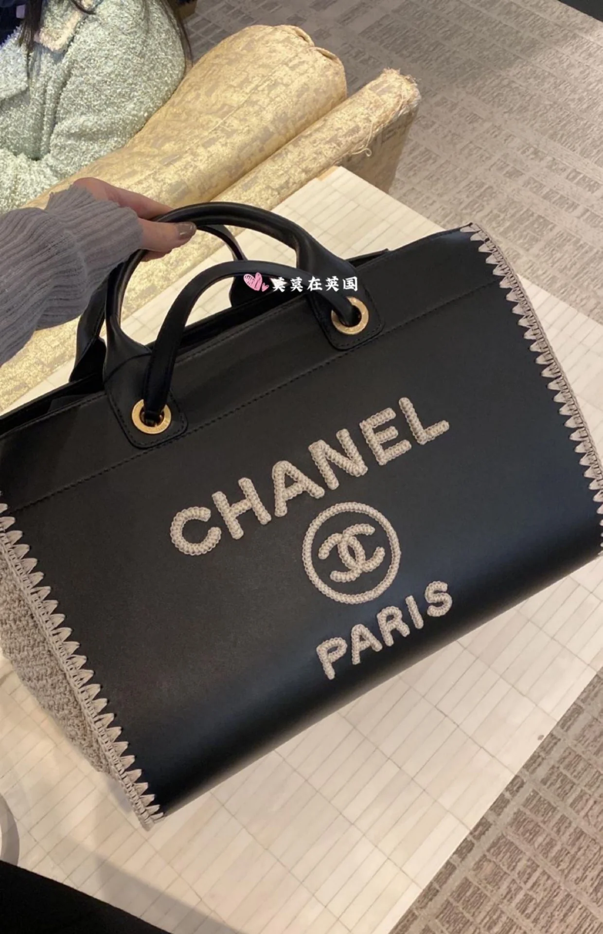 Сумка-тоут Chanel Ohanel, пляжная сумка, сумка для покупок