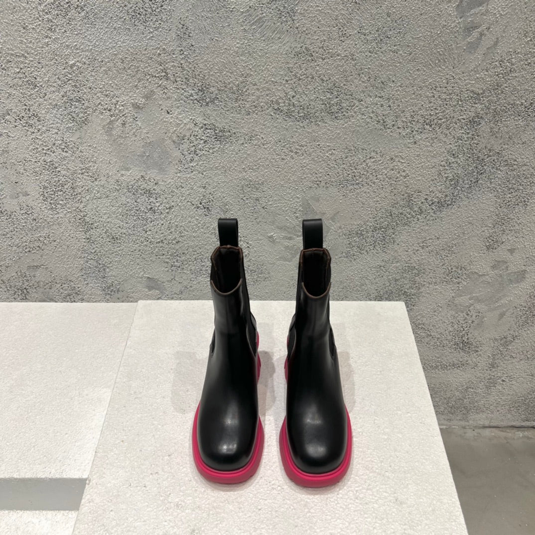 BV-22ss - Ботильоны на платформе до середины икры - Foundation