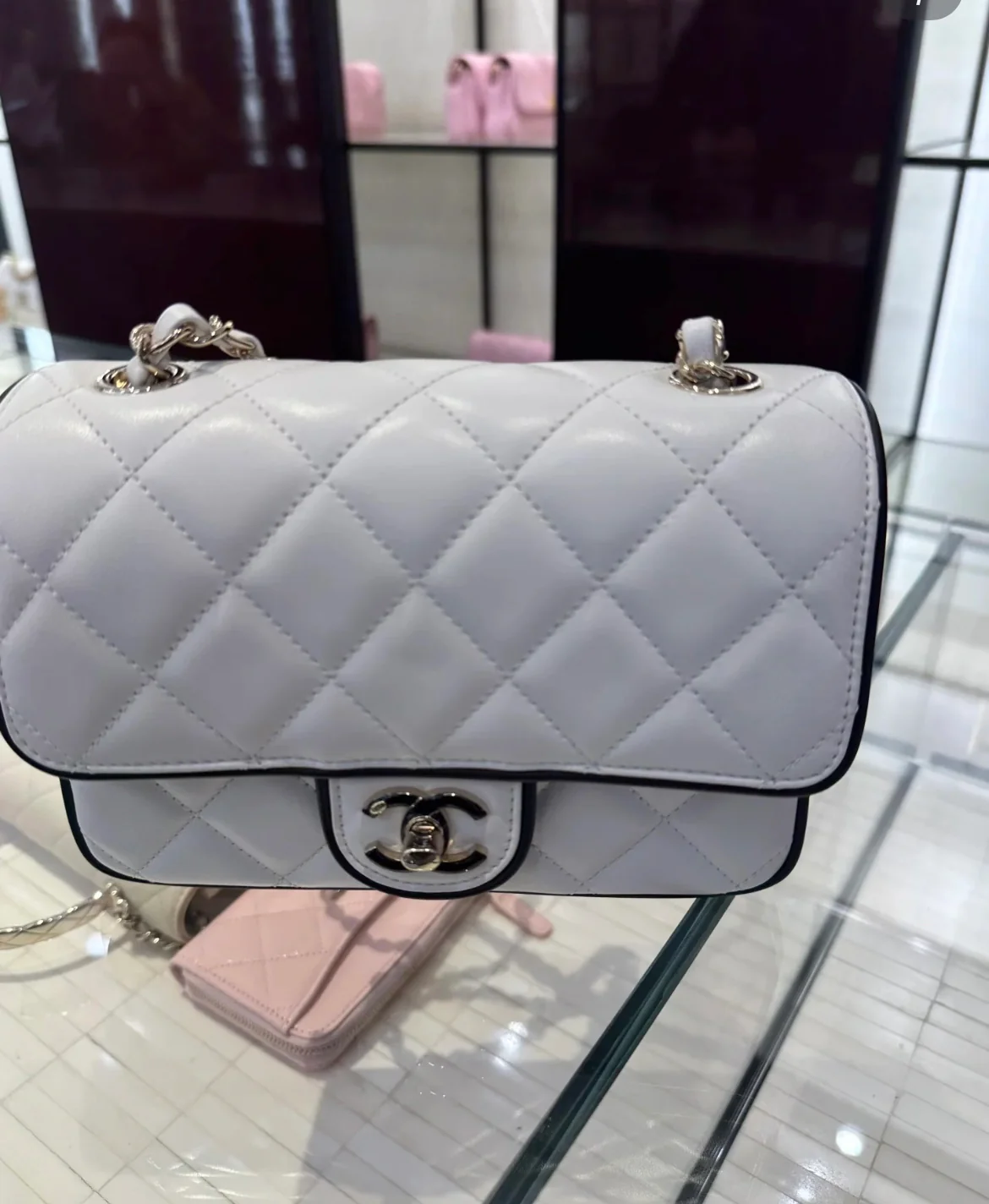 Chanel 25 пенсов - Panda Square Fat Man - White
