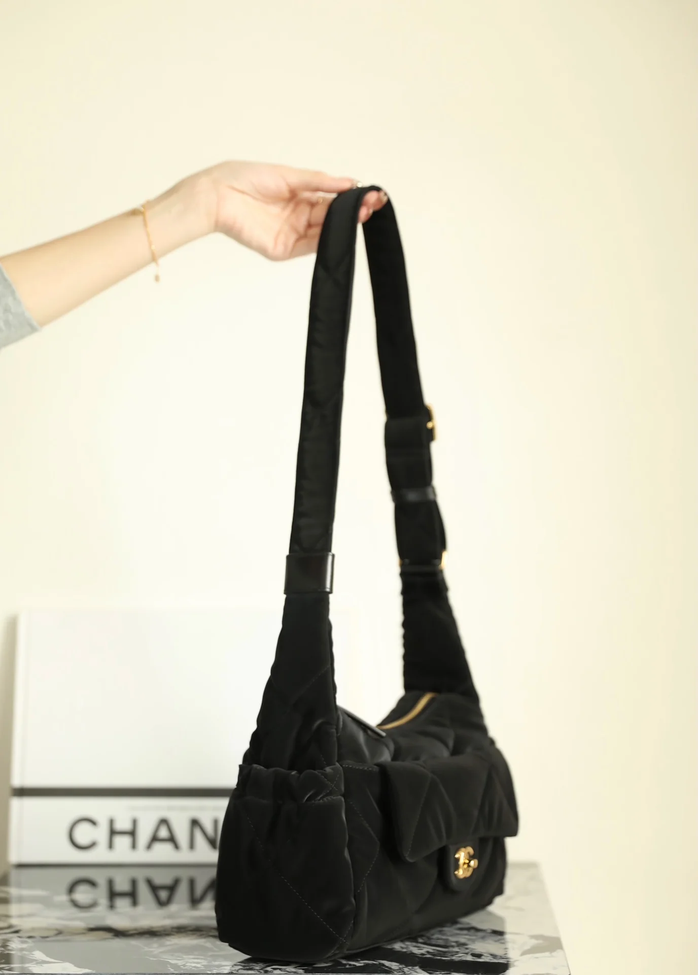 Chanel Grandsac Bowling Black